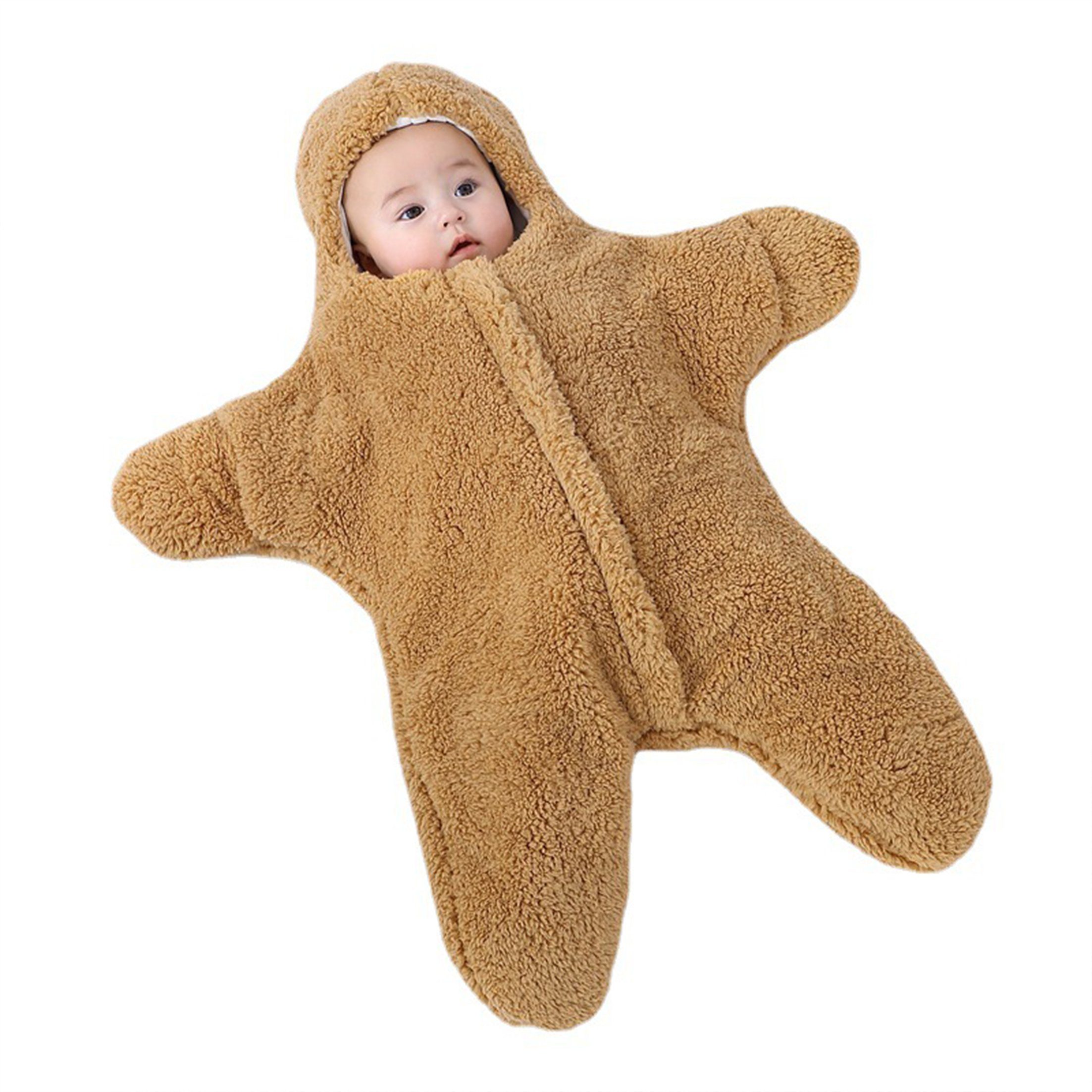 Babydecke Baby Einschlagdecke,Baby Schlafsack,Starfish Schlafmatte,0-6 Monate, Baby Ja, Dicken Warmen