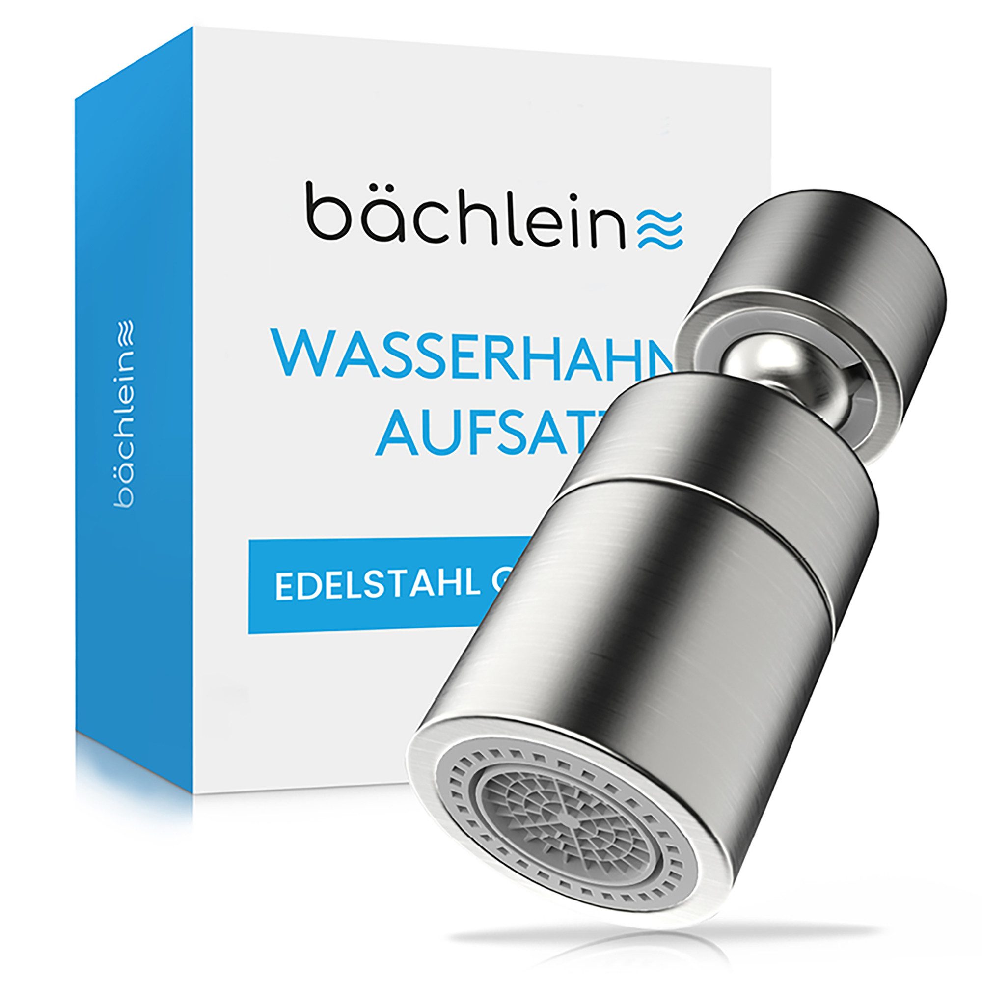 Bächlein Küchenarmatur Hochwertiger Wasserhahnaufsatz mit 2 Strahlarten
