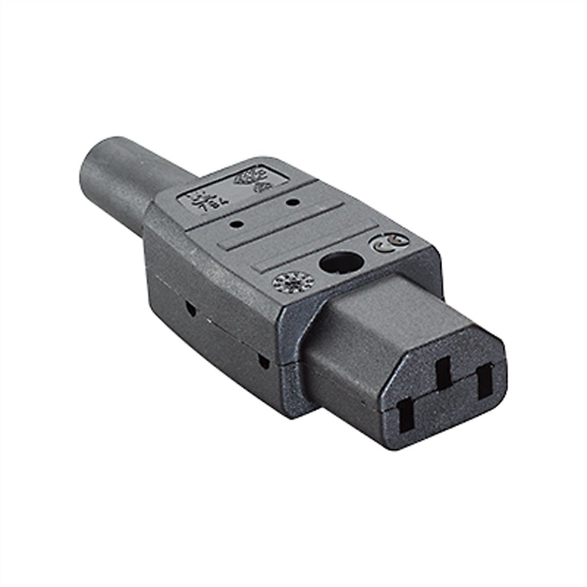 Kaltgerätekupplung IEC320 C13 10A/250VAC Stromadapter