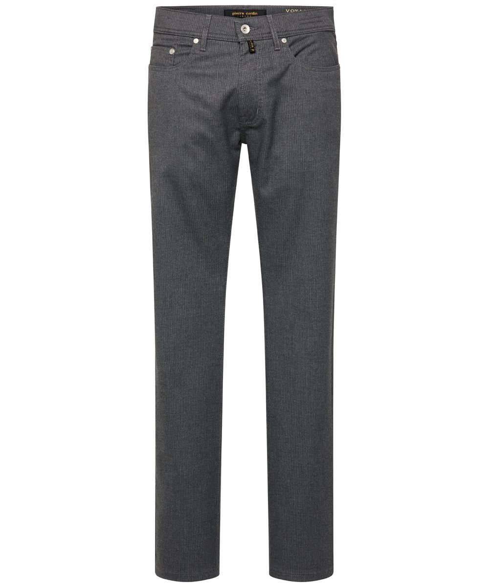 Pierre Cardin 5-Pocket-Jeans PIERRE CARDIN LYON light anthra striped chino günstig online kaufen
