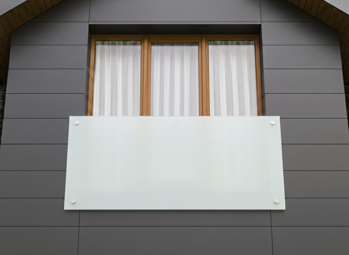 Glaszentrum Hagen Brüstungsgeländer Glaszentrum Hagen 200x90 cm Französische Balkon 13.14mm FR
