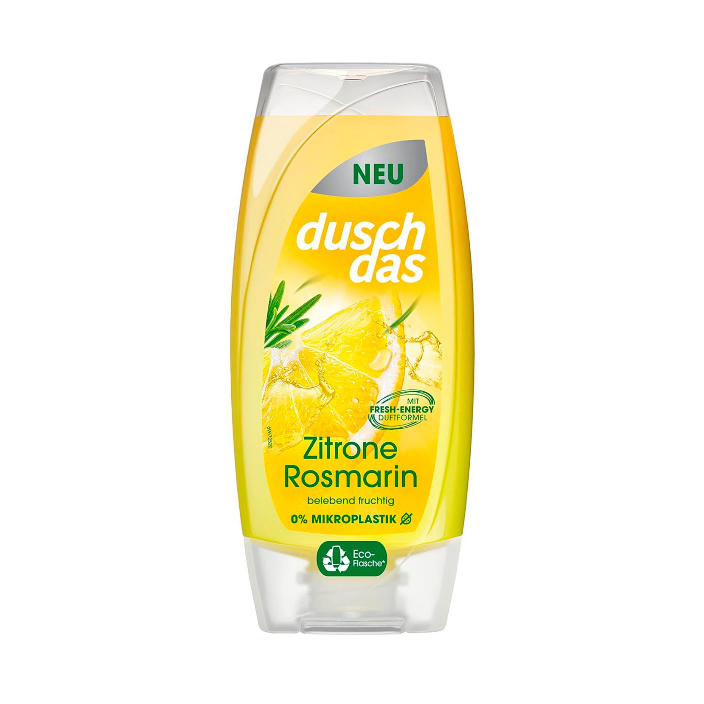 duschdas Duschgel 1x Duschdas Duschgel Zitrone Rosmarin Duschbad 225 ml, 1-tlg., Duschbad mit Fresh-Energy-Duftformel