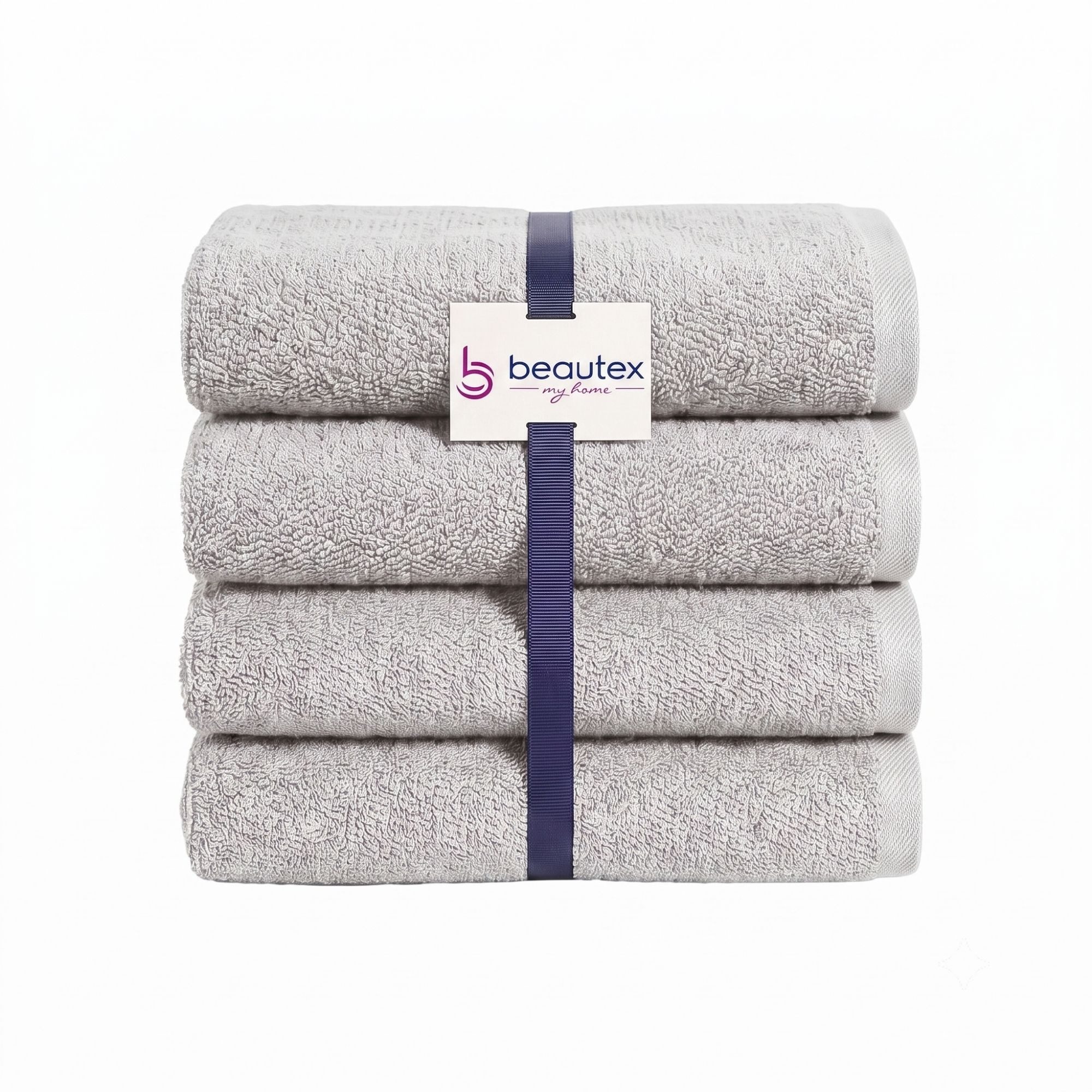 Beautex Handtuch Set, Premium Frottier Sets, 100% Baumwolle 550g/m², Multischlaufen-Optik, Frottier, saugstark, weich, flusenfrei, schnelltrocknend, schadstoffgeprüft