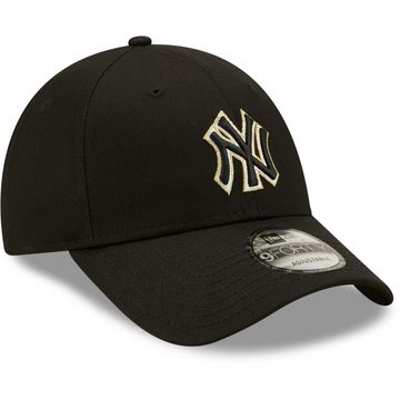 New Era Trucker Cap 9Forty METALLIC New York Yankees gold