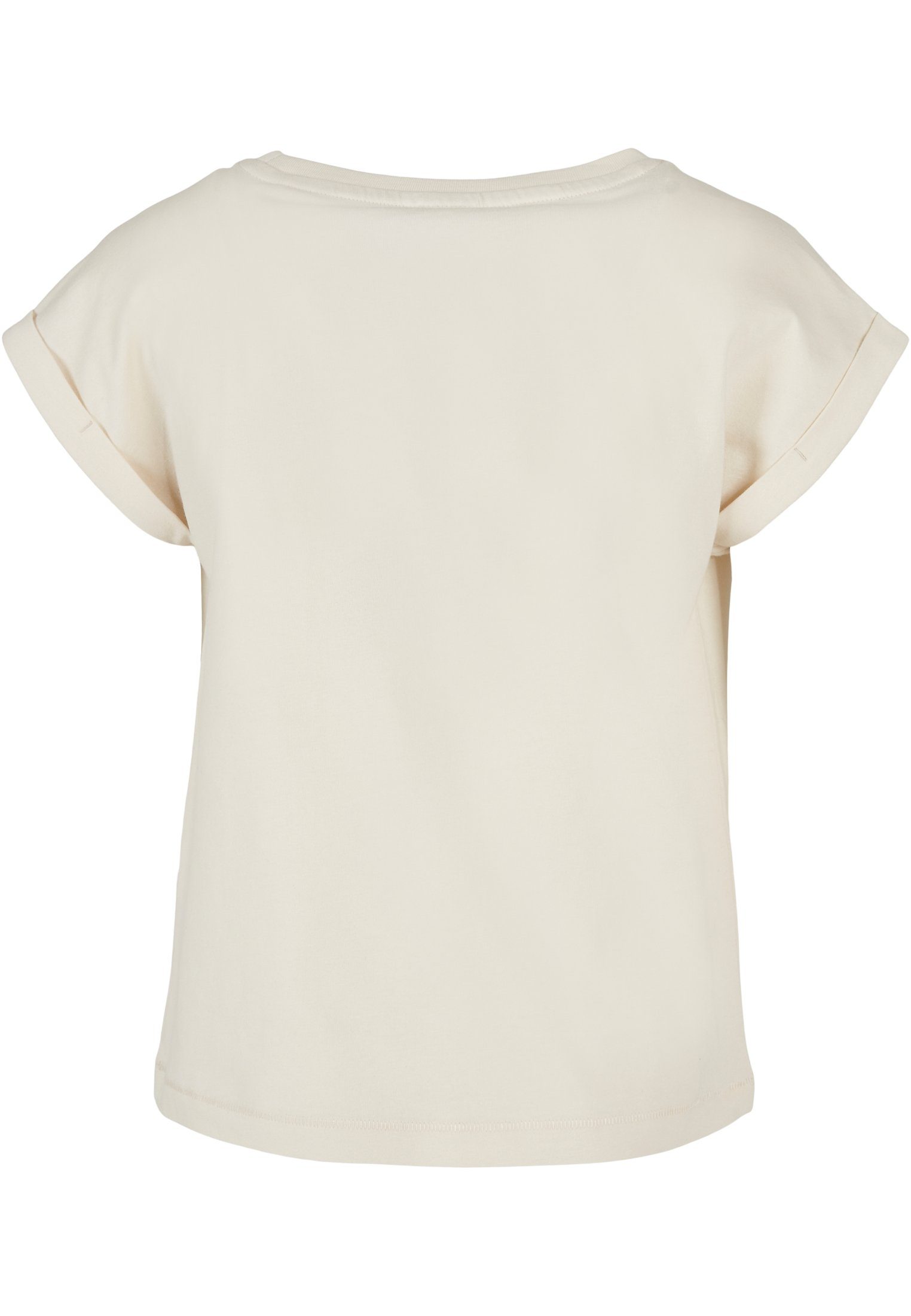 URBAN CLASSICS T-Shirt Kinder whitesand Extended Shoulder Girls (1-tlg) Tee Organic