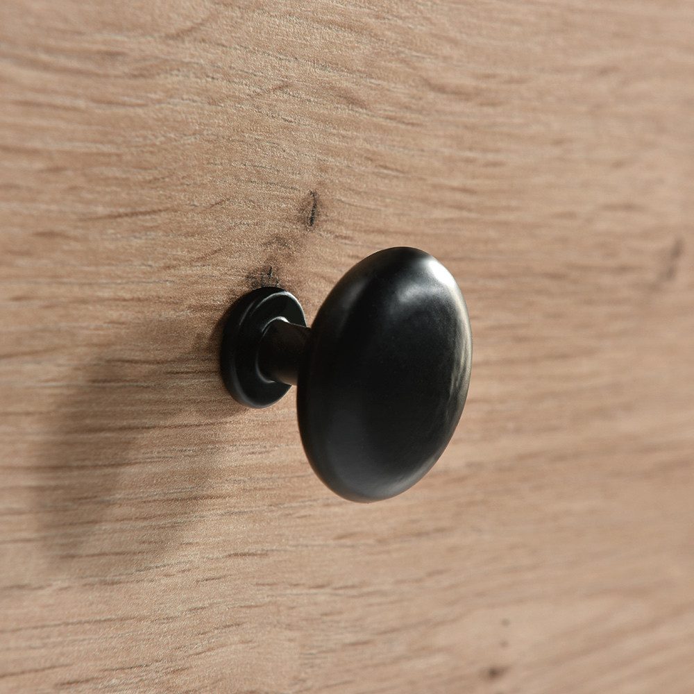 Lomadox Garderobe CALLAO-161, Eiche Nb. mit schwarz, Flurgarderobe, Garderoben-Set, inkl. Sitzkissen