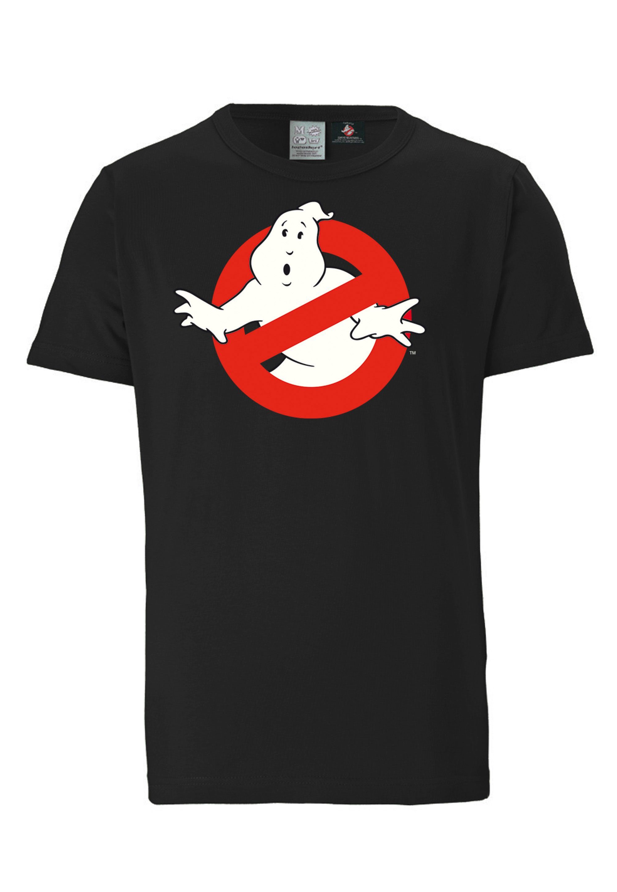 T-Shirt Ghostbusters LOGOSHIRT Print mit No Ghost kultigem