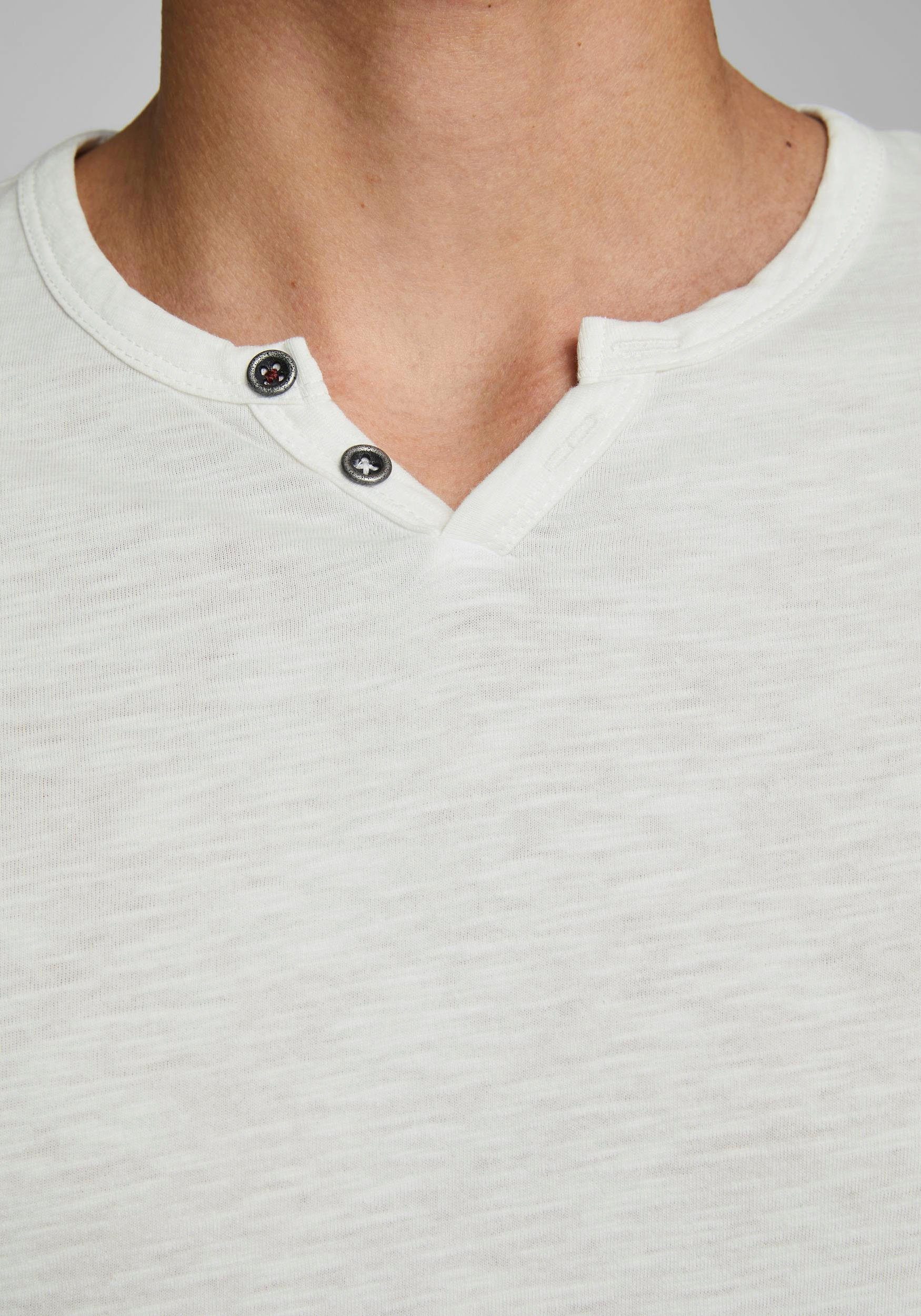 Jack & Jones T-Shirt SPLIT NECK TEE