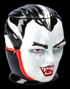 Figuren Shop GmbH Keksdose Keksdose - Vampir Dracula - Horror Fantasy Dekoration, Keramik