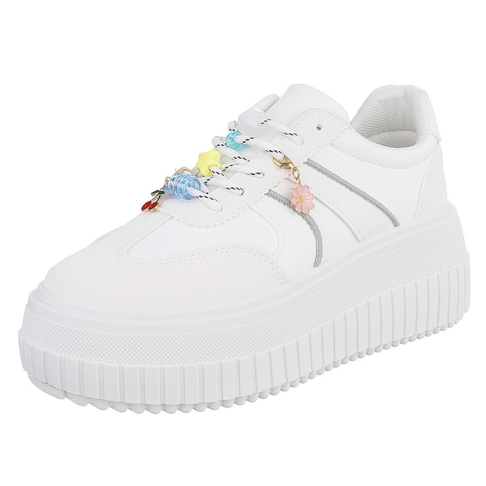 Ital-Design Plateausneaker mit verspielten Details für Damen Sneaker (91409 günstig online kaufen