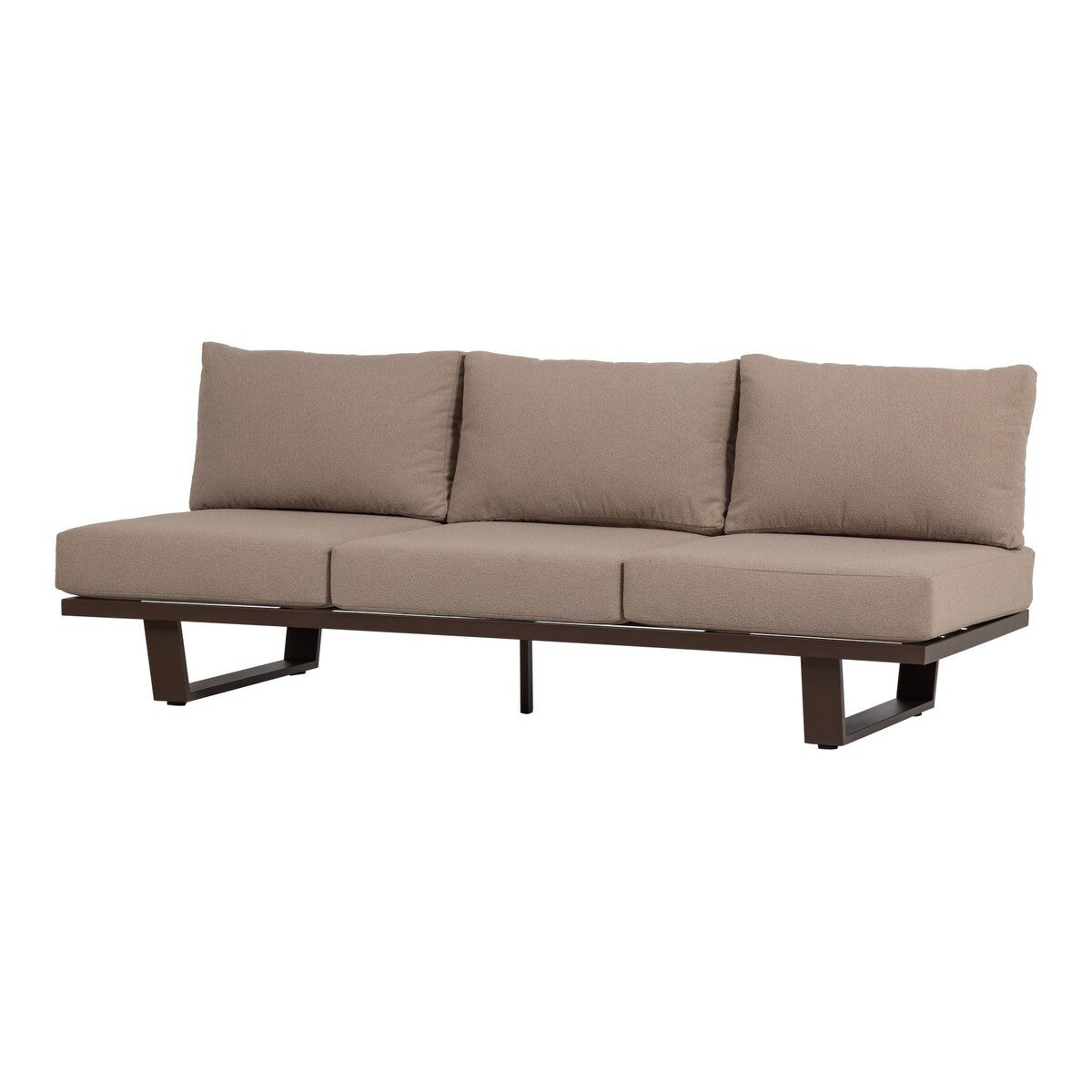 WOOOD Gartensofa, Leichter Aluminiumrahmen & All-Weather-Outdoor-Stoff