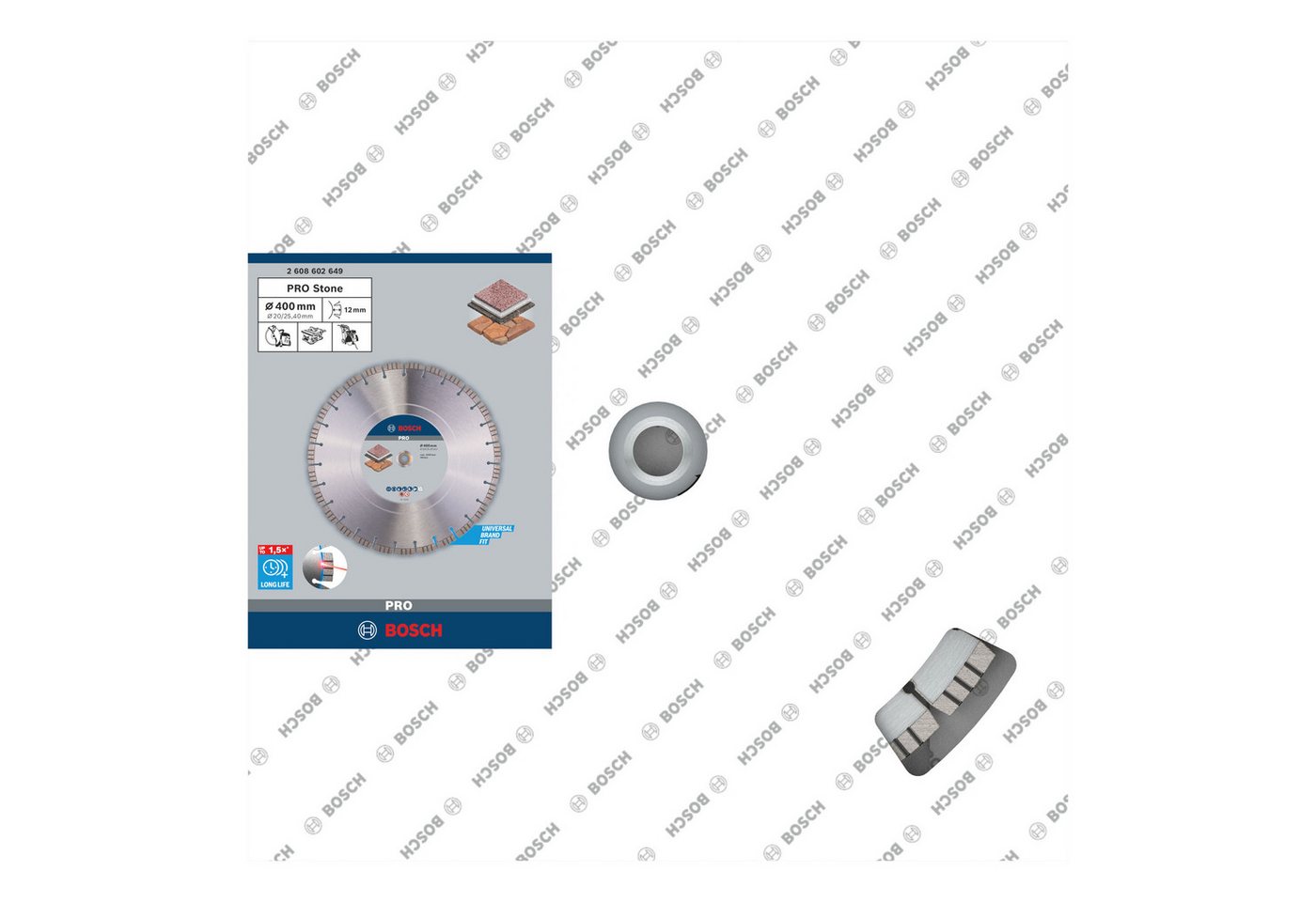Thumbnail - BOSCH Trennscheibe Pro Stone, Ø 400 mm, Diamanttrennscheibe, 400 x 20/25,4 mm