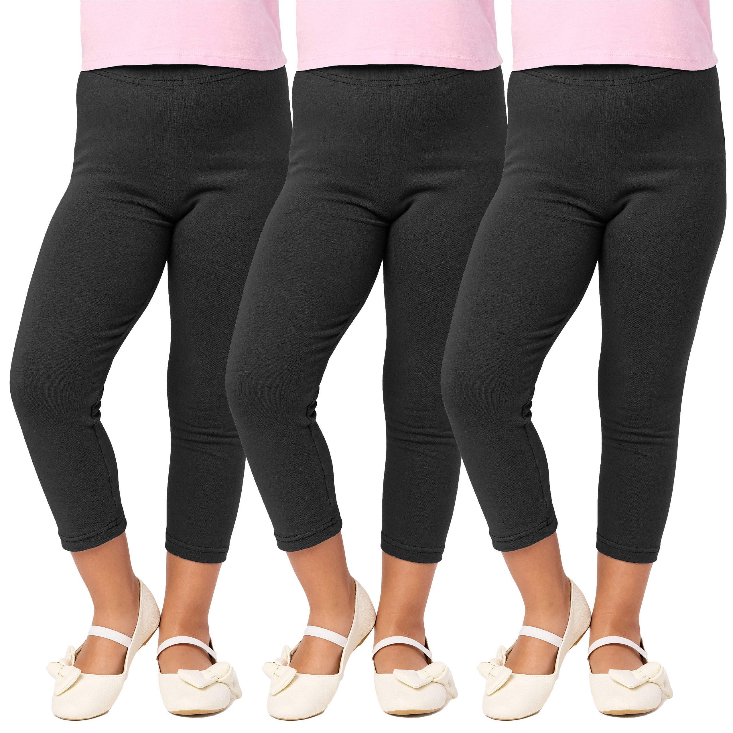 Merry Style Leggings Mädchen Caprihose 3/4 Hosen aus Baumwolle MS10-226 (1-tlg) bequem, elastischer Bund