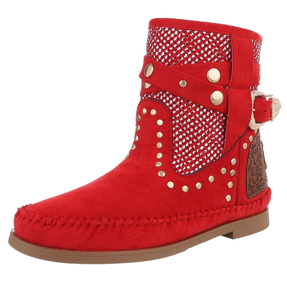 Ital-Design Damen Cowboyboots Boho/Hippie Stiefelette (88843859) Blockabsat günstig online kaufen