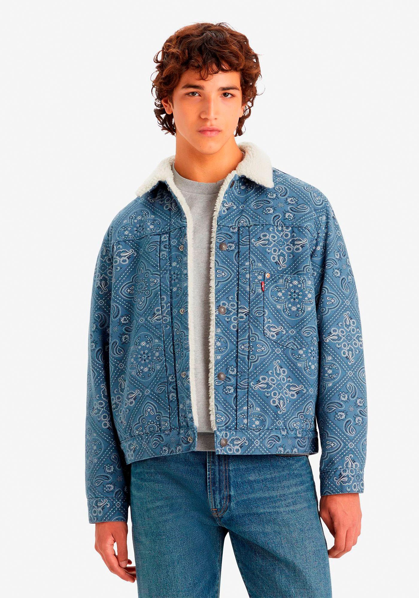 Levi's® Jeansjacke TYPE 1 SHERPA TRUCKER BLUES