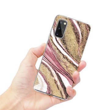 CoolGadget Handyhülle Marmor Slim Case für Samsung Galaxy S20 6,2 Zoll, Hülle Dünne Silikon Schutzhülle für Samsung S20 Hülle