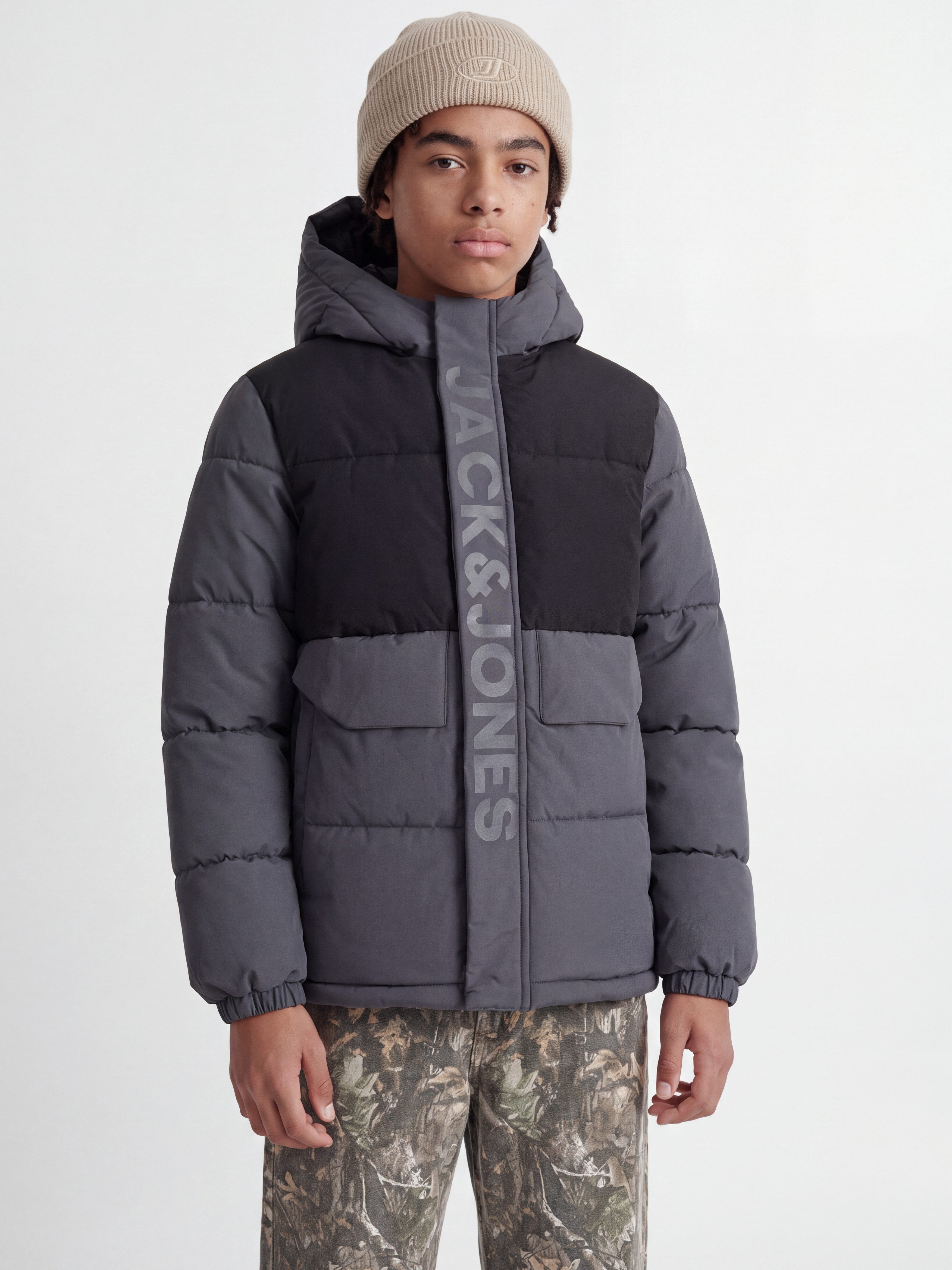 Jack & Jones Junior Steppjacke JCOSPEED PUFFER SN JNR Polyester, regular fit