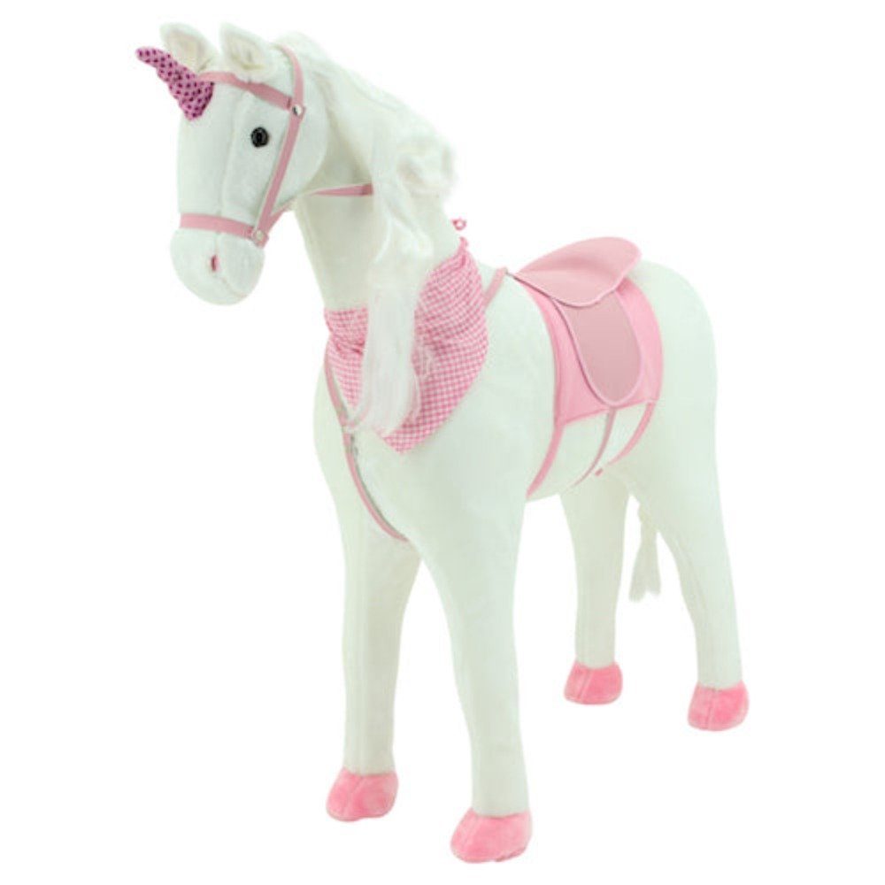 Sweety-Toys Stehpferd Sweety Toys 10387 Plüsch Einhorn ca. 105cm Kopfhöhe