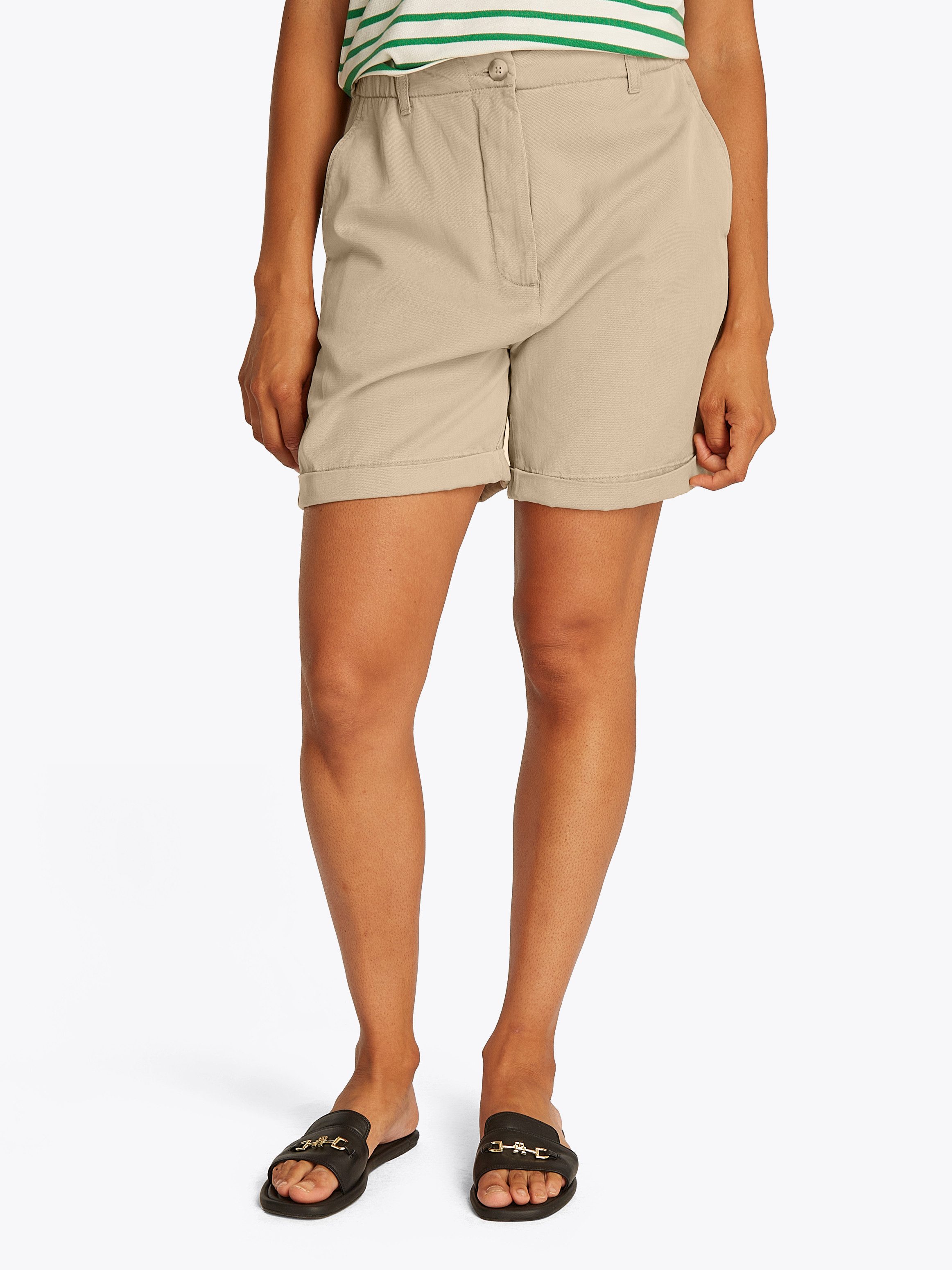 Tommy Hilfiger Shorts CO TENCEL CHINO SHORT mit Umschlagsaum günstig online kaufen