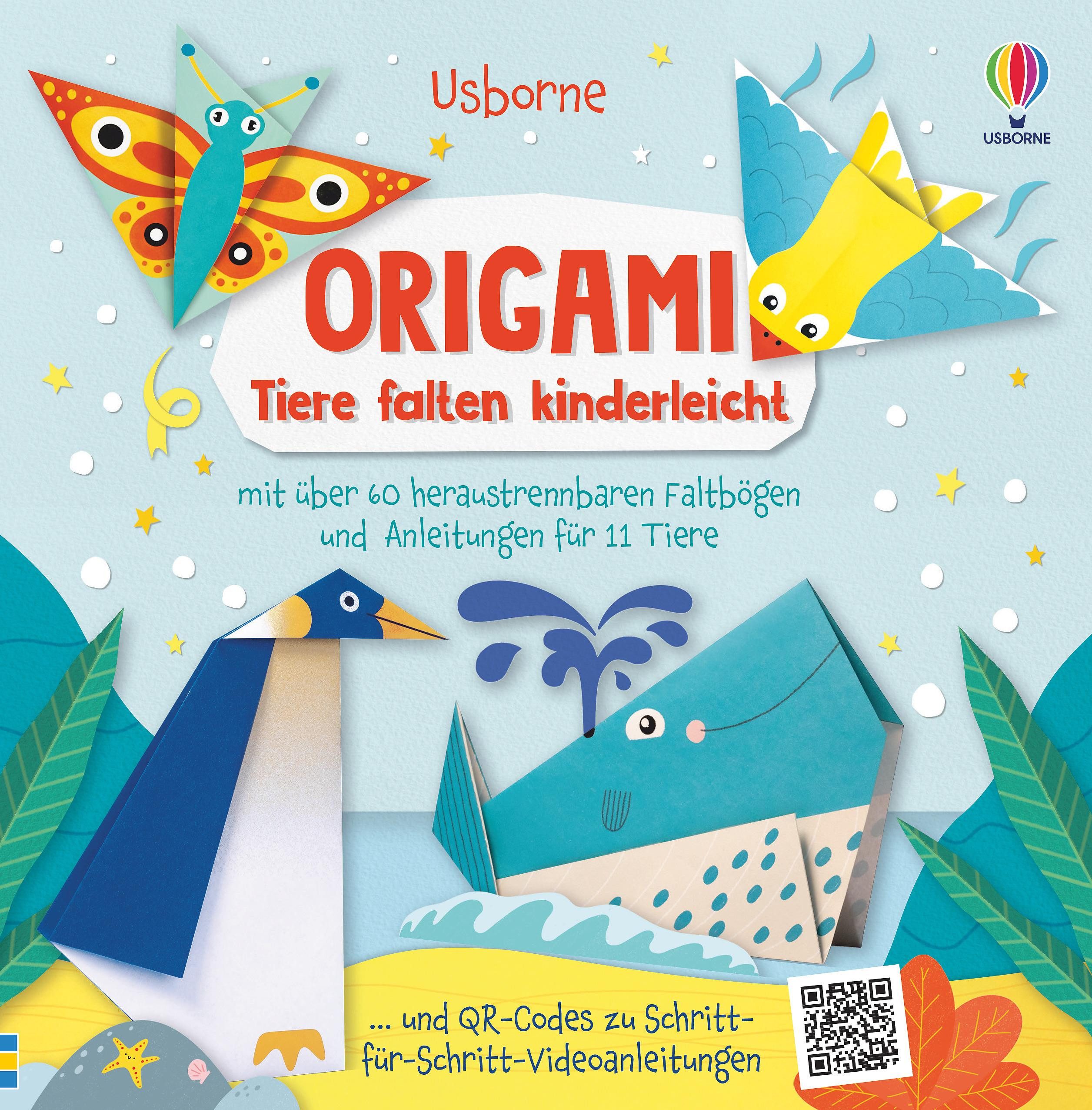 Usborne Verlag Poesiealbum Origami – Tiere falten kinderleicht