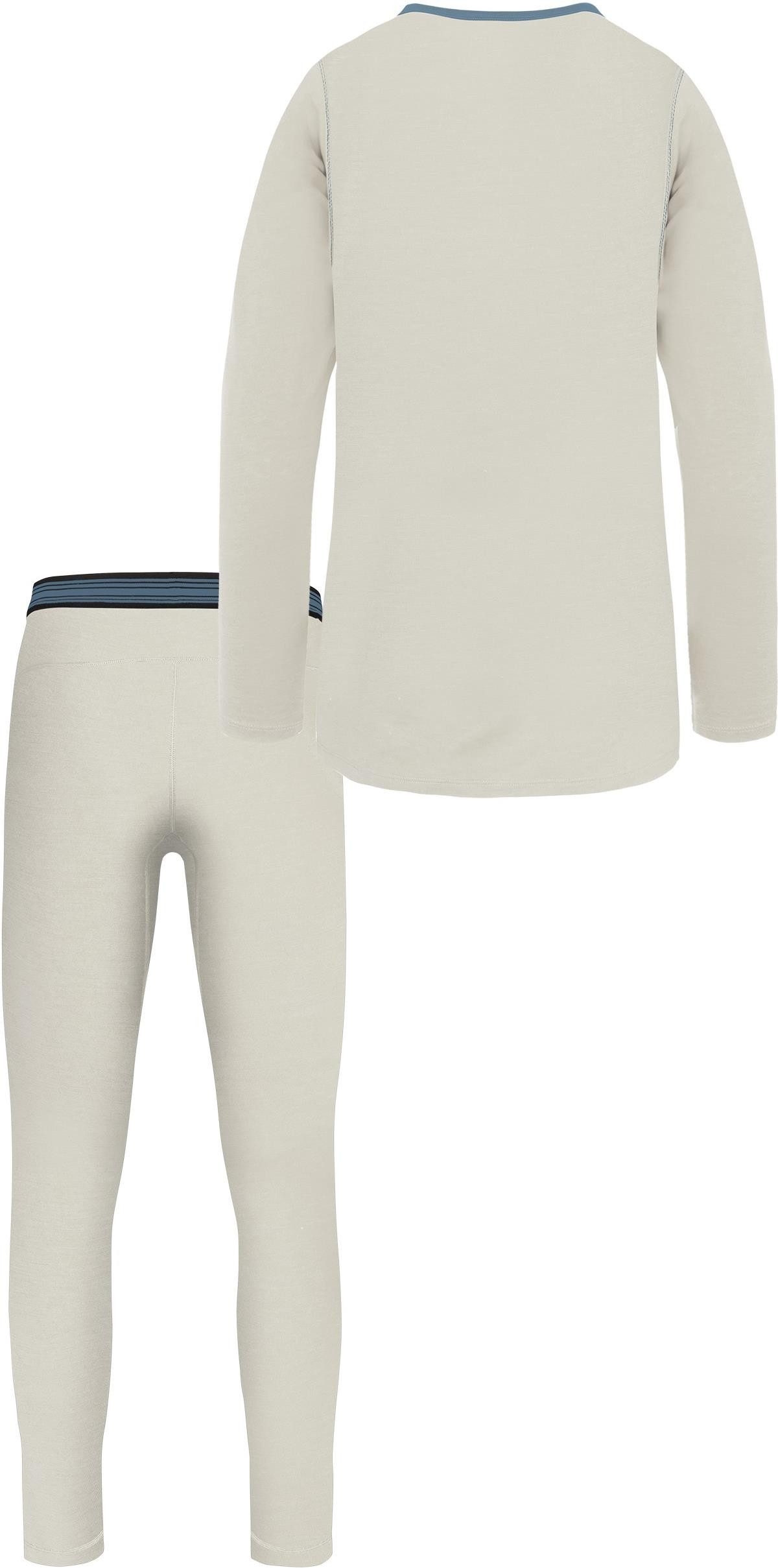 normani Thermohose Kinder Merino Thermo Unterwäsche Thermounterwäsche aus 100 % Merinowolle - Sportunterwäsche SkiSet