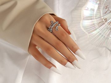 Eyecatcher Fingerring Anti Stress Ring Perle Gold o Silber Anxiety Ring