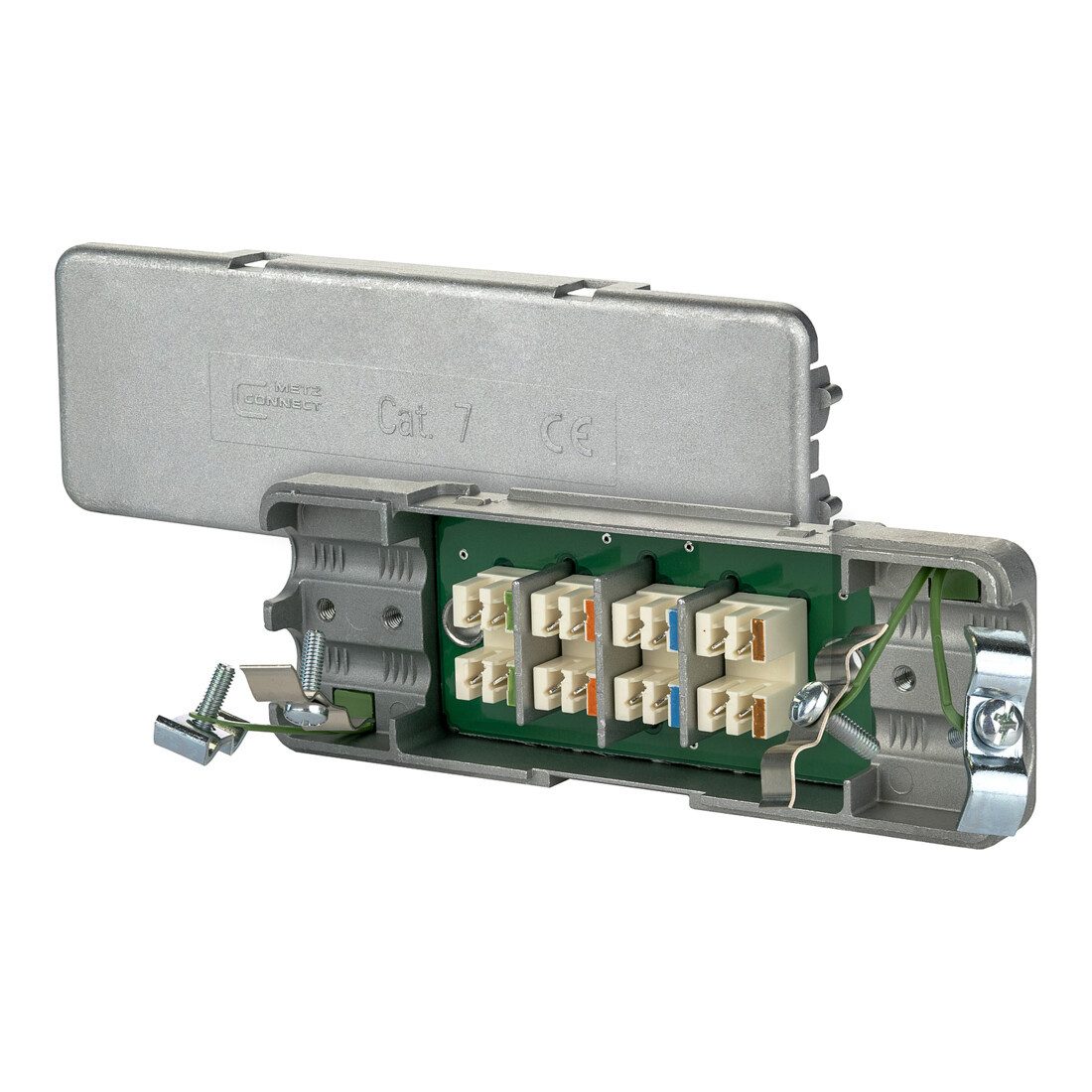 Metz Connect Koax-Kabelverbinder BTR NETCOM Kabelverbinder Cat.7 Metallgehäuse 130863-E