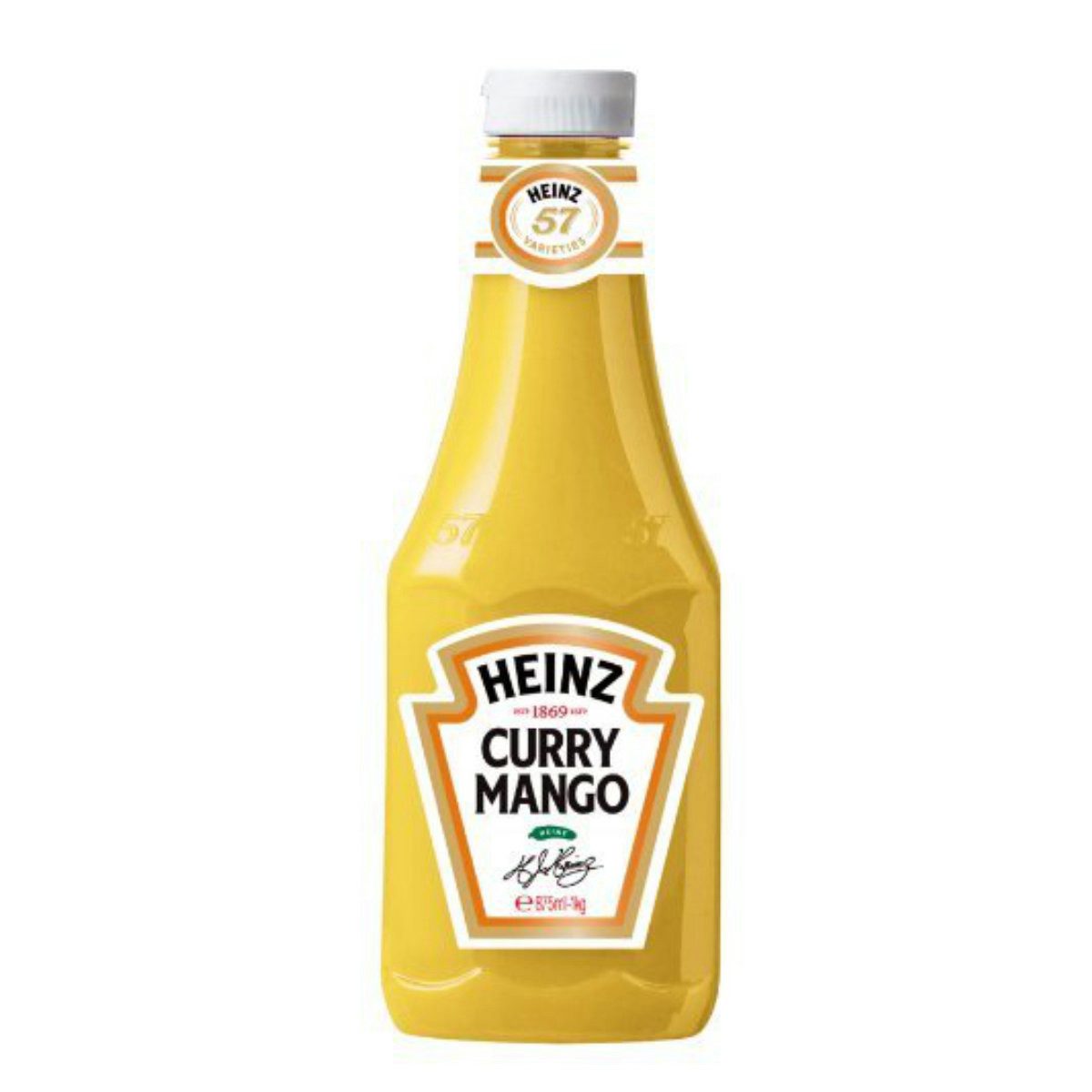 Heinz Saucen, Heinz Curry Mango Sauce fruchtige cremig pikante Sauce 875ml