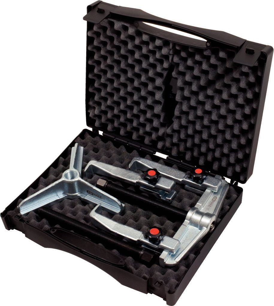 KS Tools Radmutternschlüssel Schnellspann-Universal-Abzieher-Satz, 7-tlg 50-160mm (625.1703)
