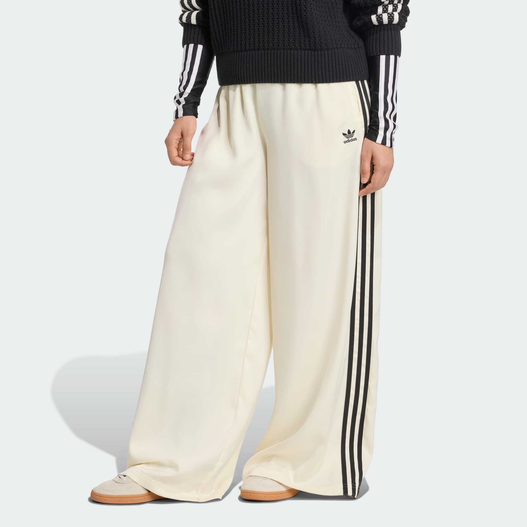 adidas Originals Culotte ADICOLOR SATIN WIDE LEG TRAININGSHOSE (1-tlg)