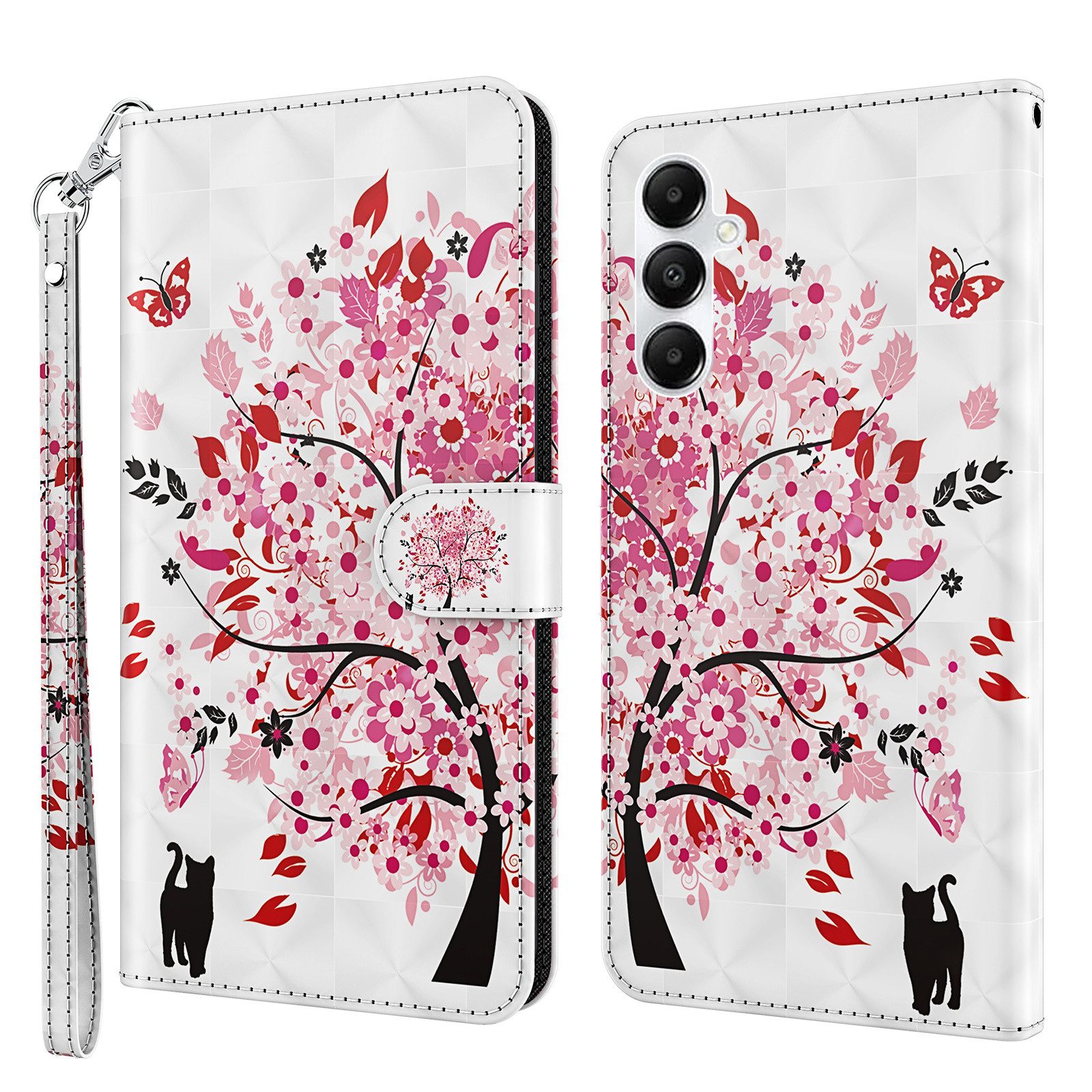 Handytasche für Samsung Galaxy A16 5G Hülle aus Kunstleder Klapphülle