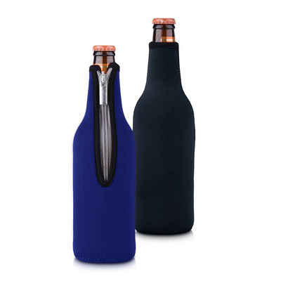 kwmobile Outdoor-Flaschenkühler, 2x 330-500ml Flasche Flaschenkühler - für Bier und andere Getränke - aus isoliertem Neopren - Kühler