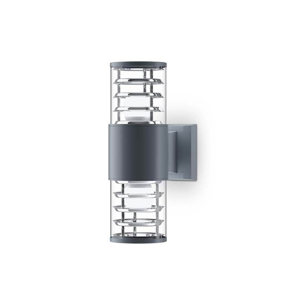 Maytoni Außen-Wandleuchte, Wandleuchte Wandlampe Hauswandlampe grau Fassung E27 IP54 Außenlampe