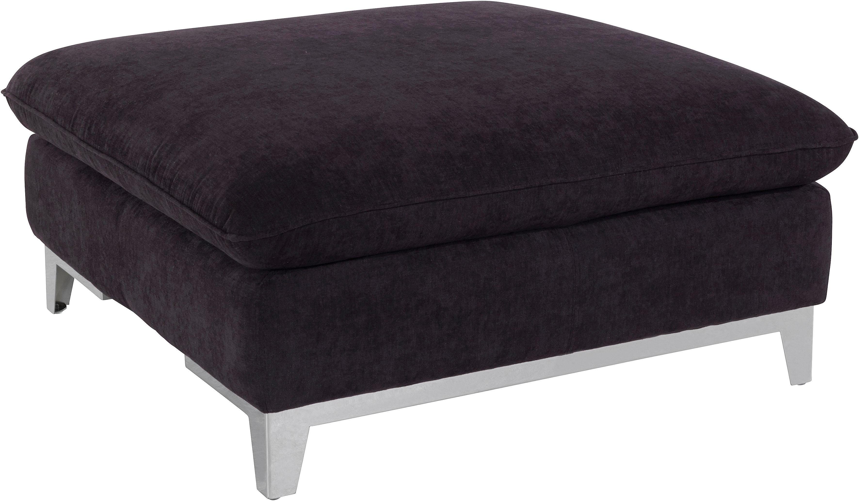 COTTA Polstergarnitur Teresa L-Form, (Set), Set bestehend aus: Ecksofa mit Kopfteilverstellung & Hocker