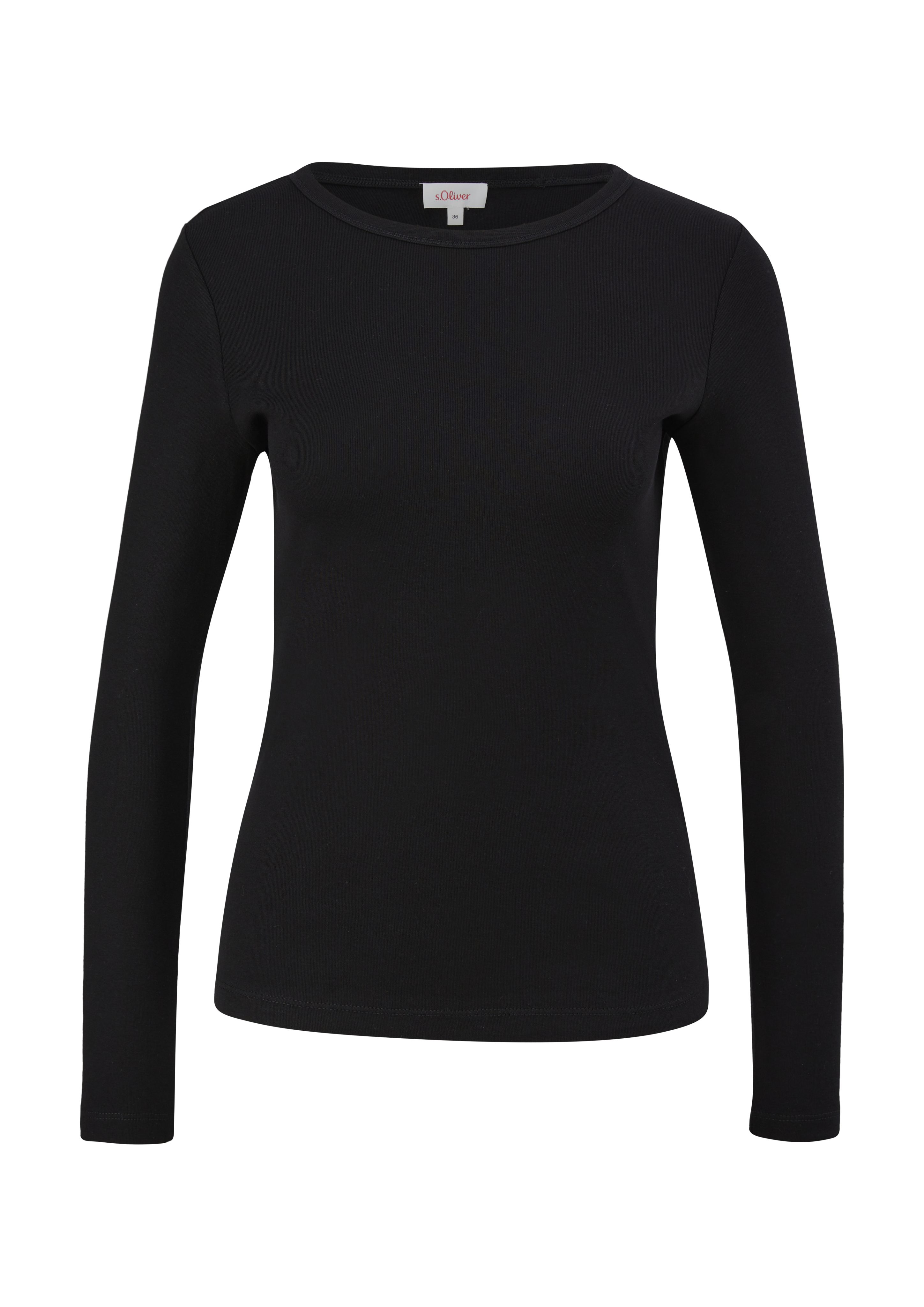 s.Oliver Langarmshirt mit U-Boot-Ausschnitt