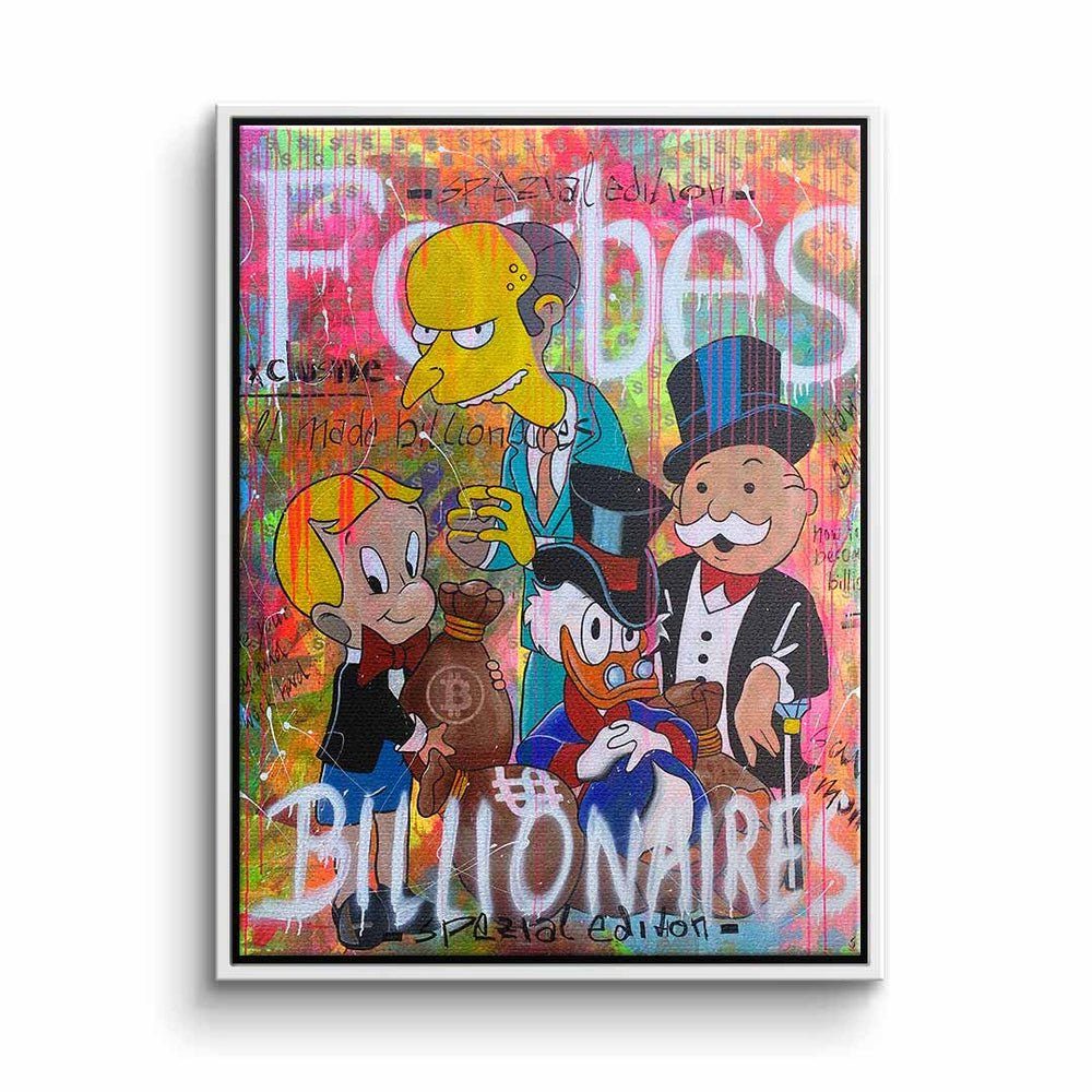 Rahmen by Sabrina goldener Premium - Motivationsbild Leinwandbild, Seck - DOTCOMCANVAS® designed Billionaires