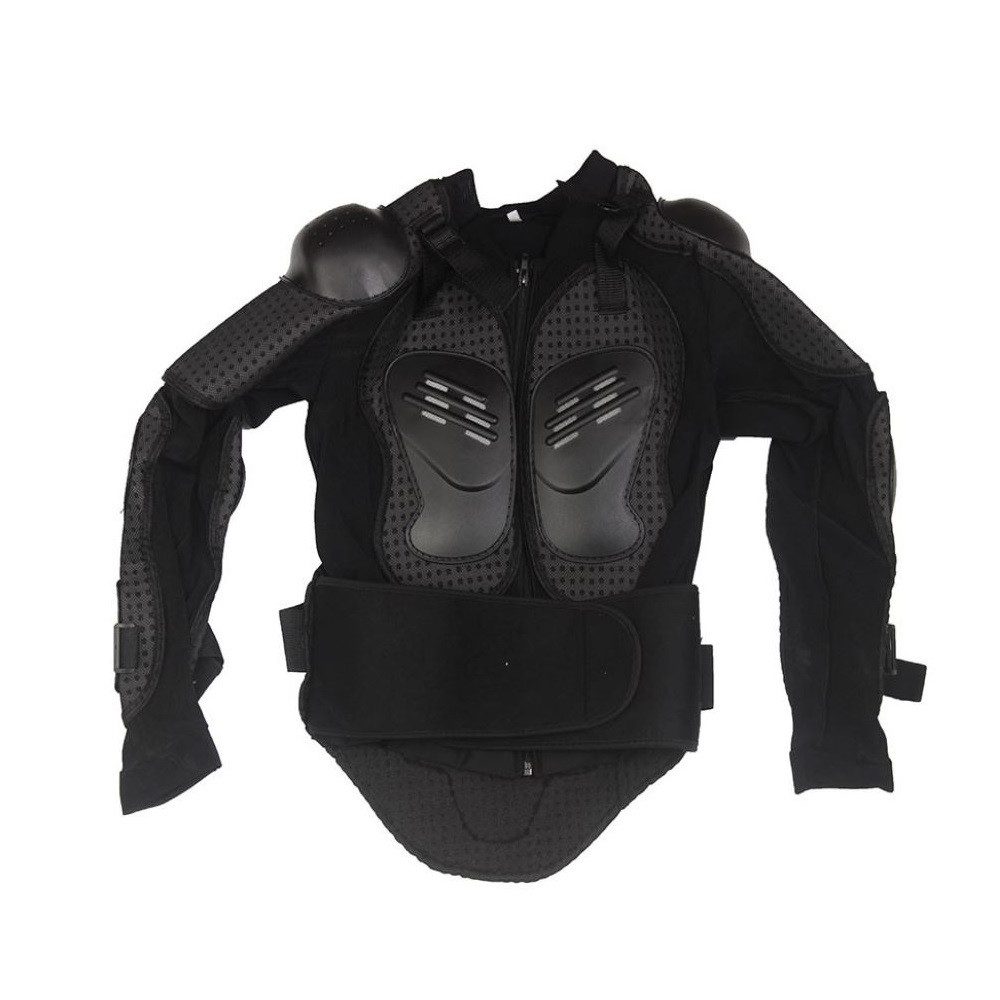 FunSport-Factory Protektorenjacke Protektorenjacke Protektor Körperschutz Motorrad Schwarz (Einzelartikel, Arme, Schultern, Rücken, Brust, Einzelprotektor), Hartschalen-Protektoren an Armen, Schultern & Rücken