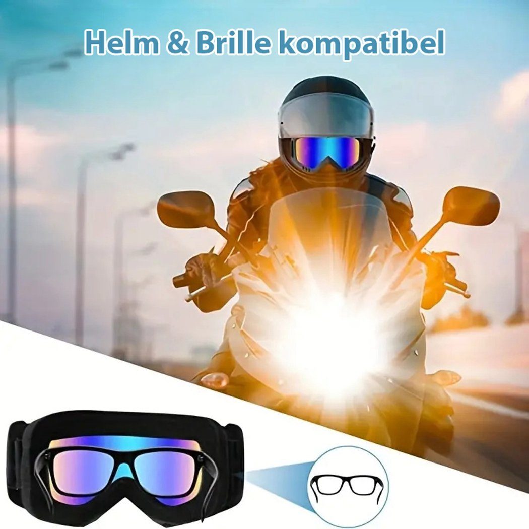 und Rennbrille Galvanisierte Sonnenbrille Hochwertige TUABUR Quecksilberlinsen ATV-, Brille! – winddichte Ski- Motorrad-,