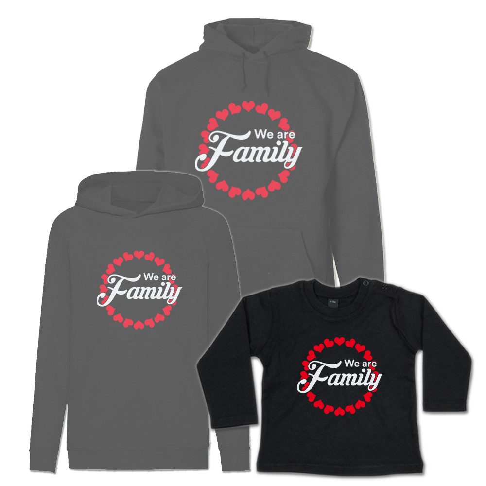 G-graphics Kapuzenpullover We are Family (Familienset, Einzelteile zum selbst zusammenstellen) Kinder & Erwachsenen-Hoodie & Baby Sweater