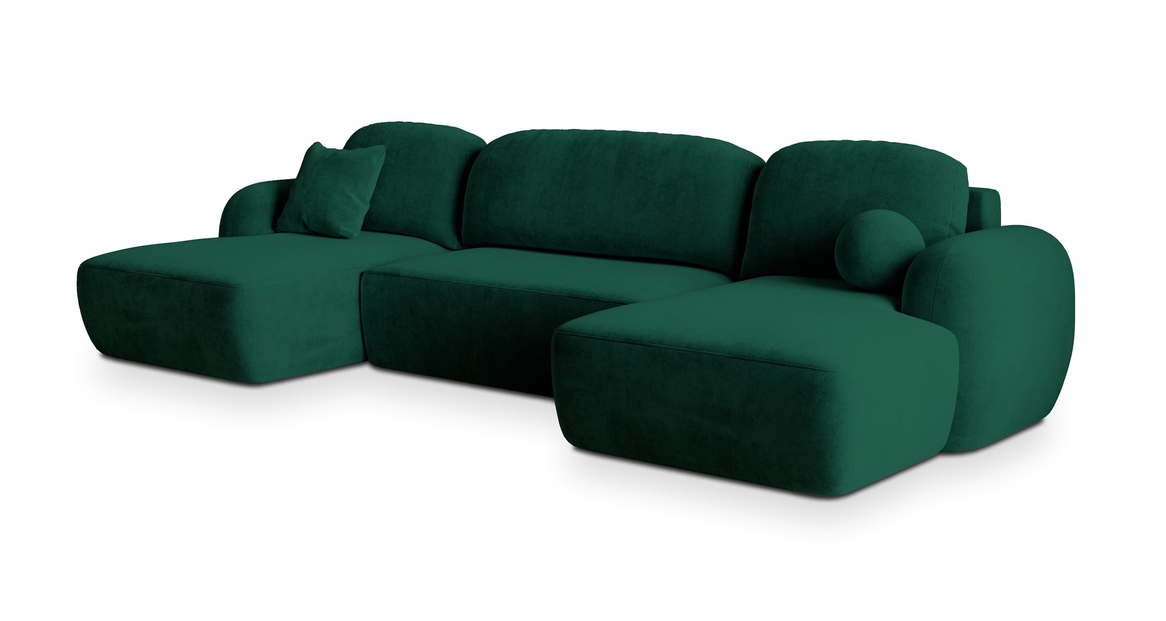 Masseno Ecksofa SAVONA mit Schlaffunktion U-Form, günstig online kaufen