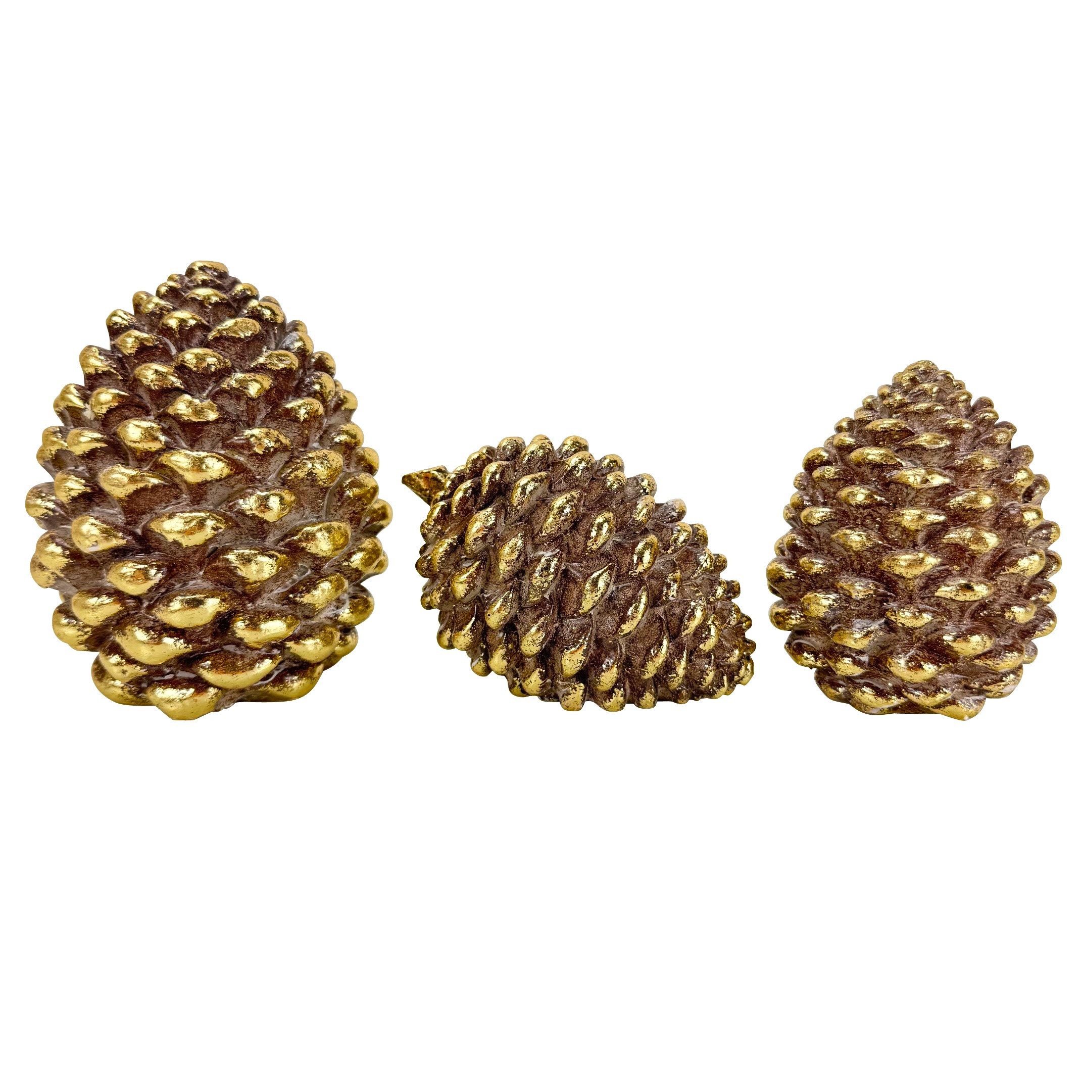 Online-Fuchs Dekoobjekt 3 Tannenzapfen in verschiedenen Größen - Herbstdeko günstig online kaufen