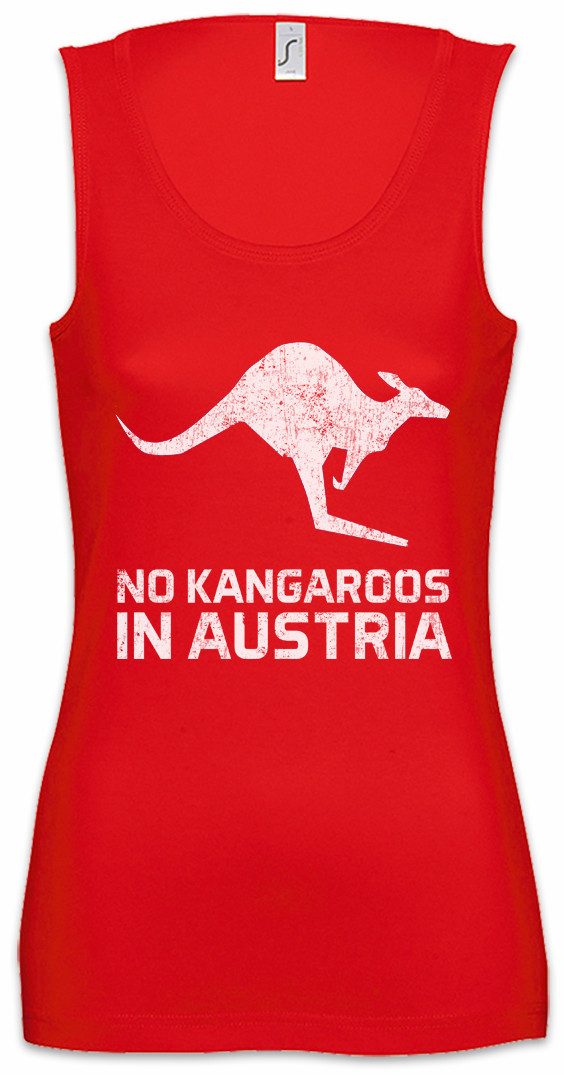 Tanktop No Kangaroos In Austria Ärmelloses Damen T-Shirt Englischlehrer