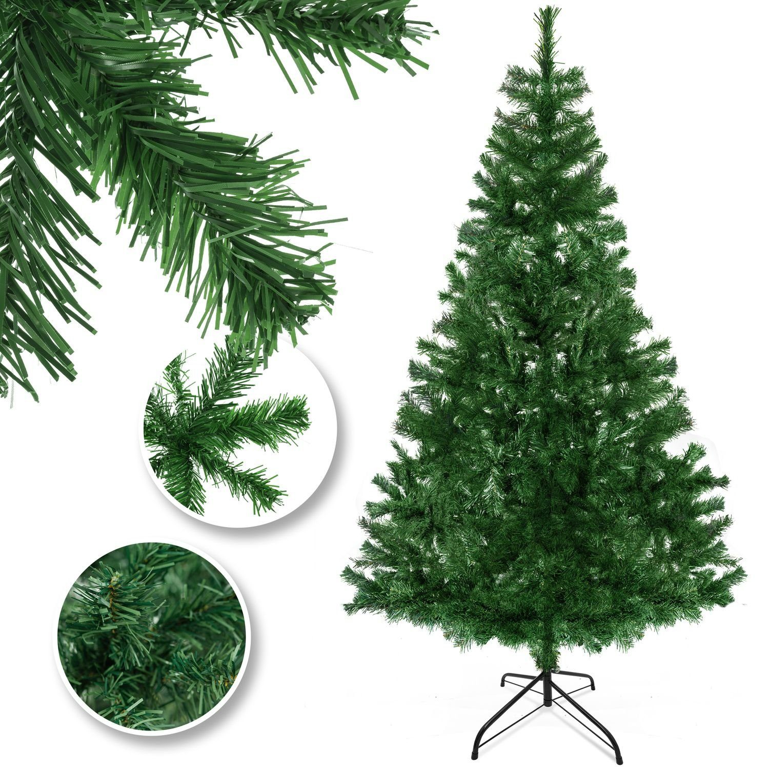 KESSER Künstlicher Weihnachtsbaum, künstlich PE Tannenbaum Edeltanne
