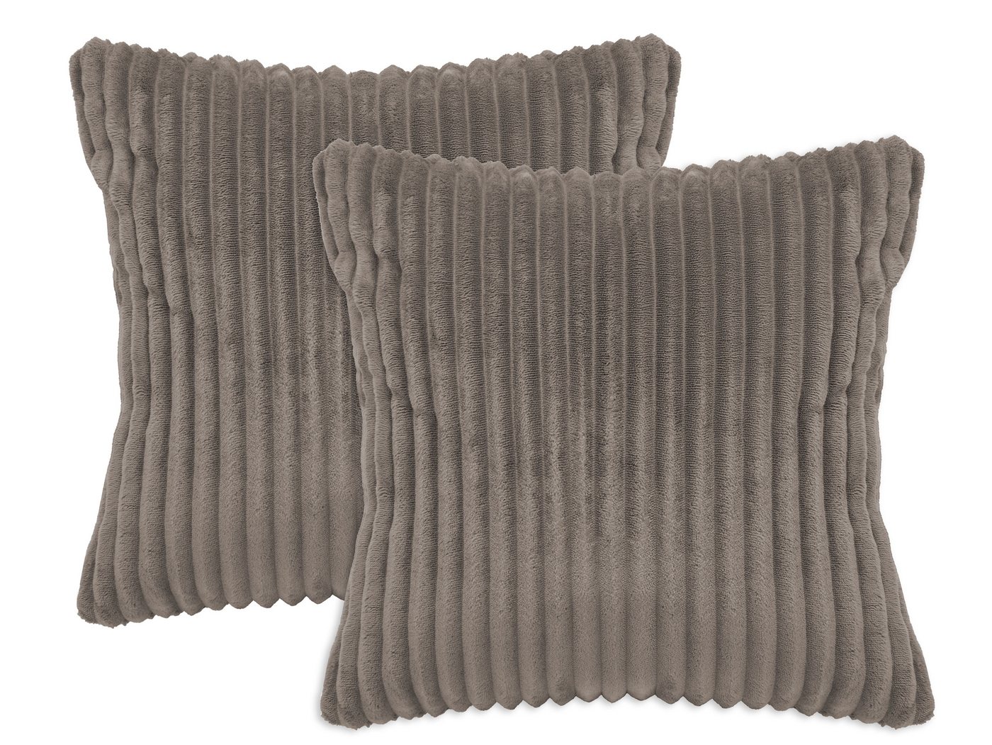 ZOLLNER Kissenbezug, (2 Stück), 40 x 40 cm, 100% Polyester, vom Hotelwäschespezalisten
