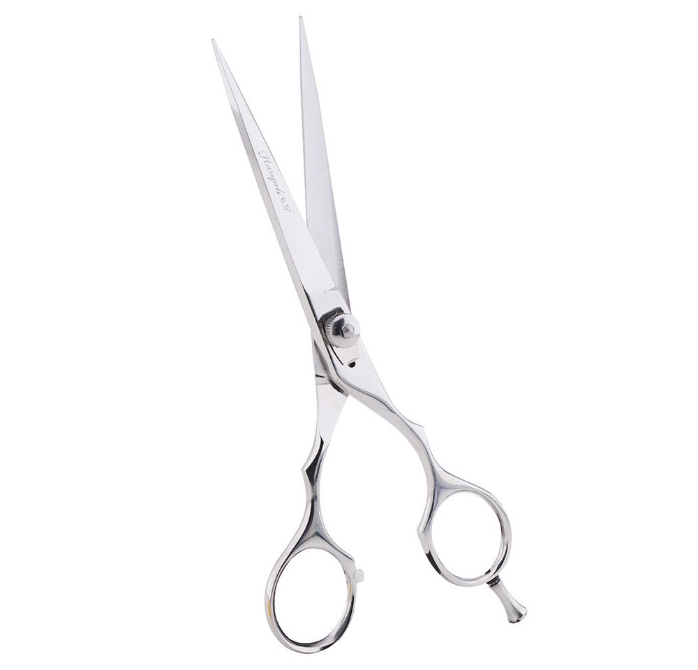 Haryali London Haarschere Friseurschere aus Edelstahl – Professionelle Haarschneideschere 6,5, (Set, 1x Schere), Eine 6,5 Zoll lange Schere ist ideal für den Salon.