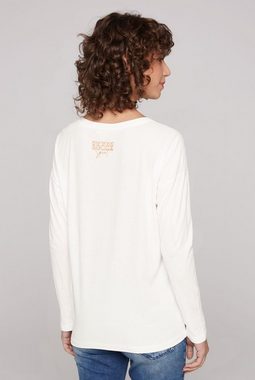 SOCCX Langarmshirt mit Baumwolle