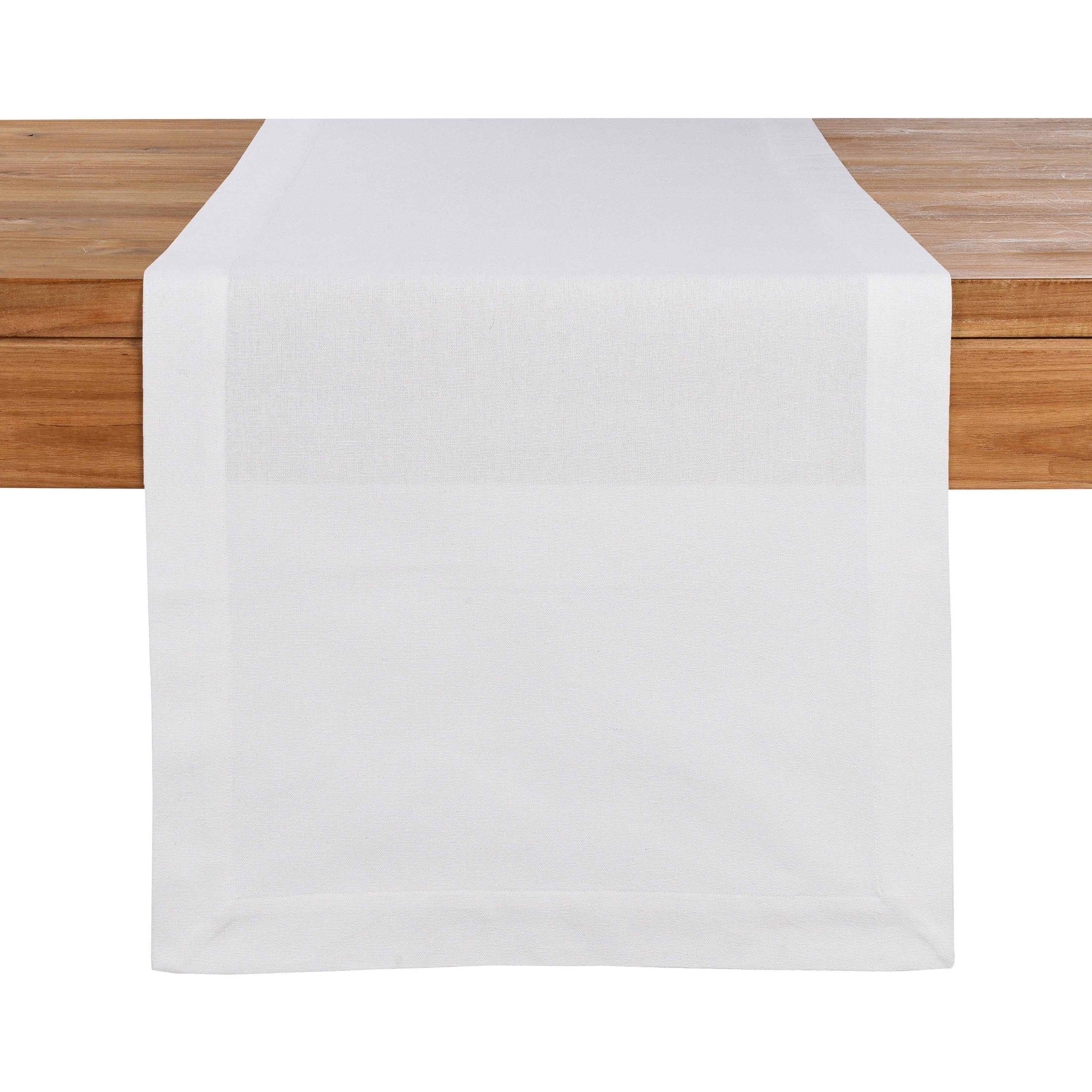 1 150 Tischläufer Polyester, Tischläufer), Zentimeter, Zentimeter Tischdecke L Weiß Depot Recycled 40 Baumwolle, aus B (Packung, Cotton
