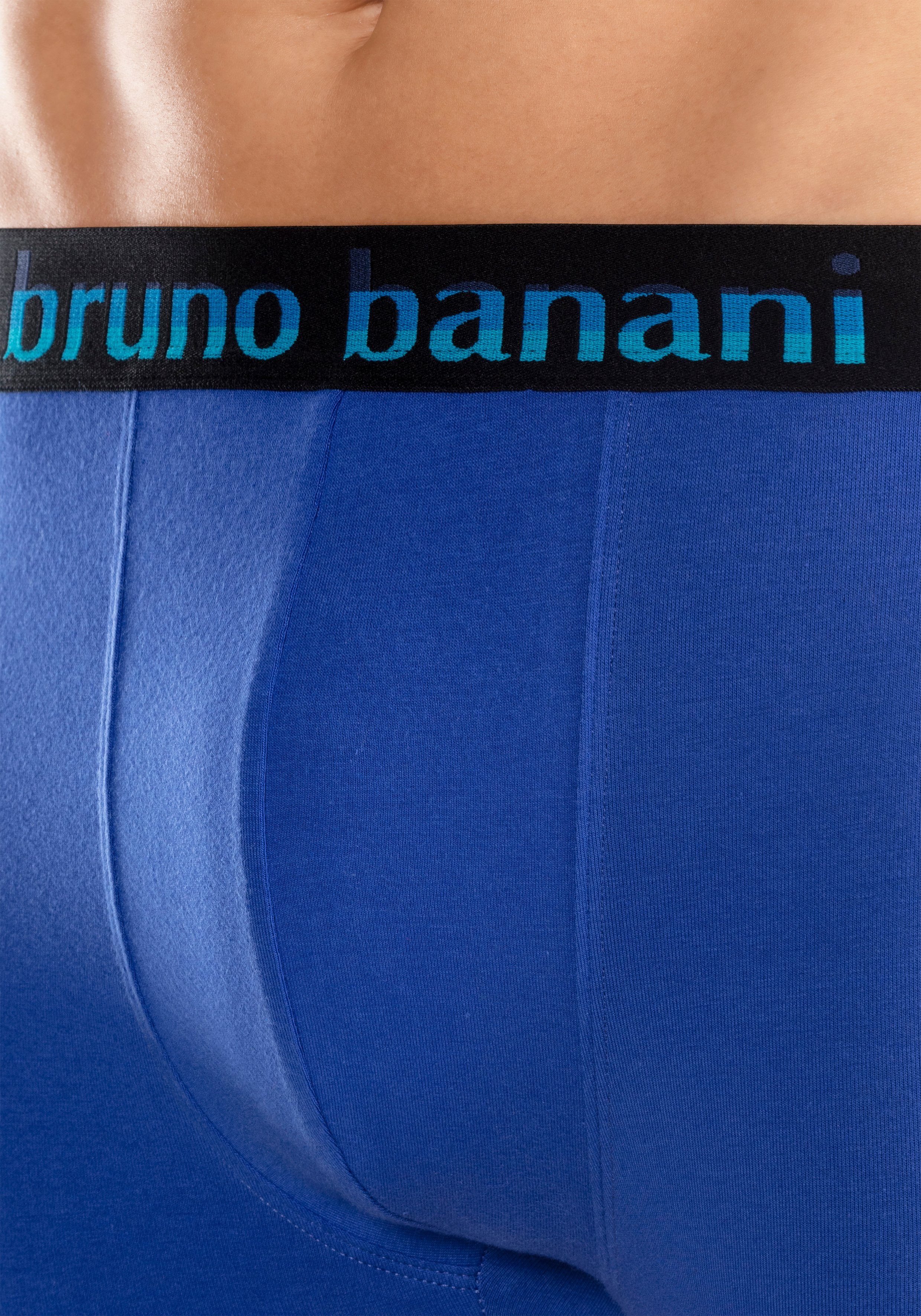 Bruno Banani Boxer Boxershorts für Herren (Packung, 5-St) mit Streifen Logo Webbund