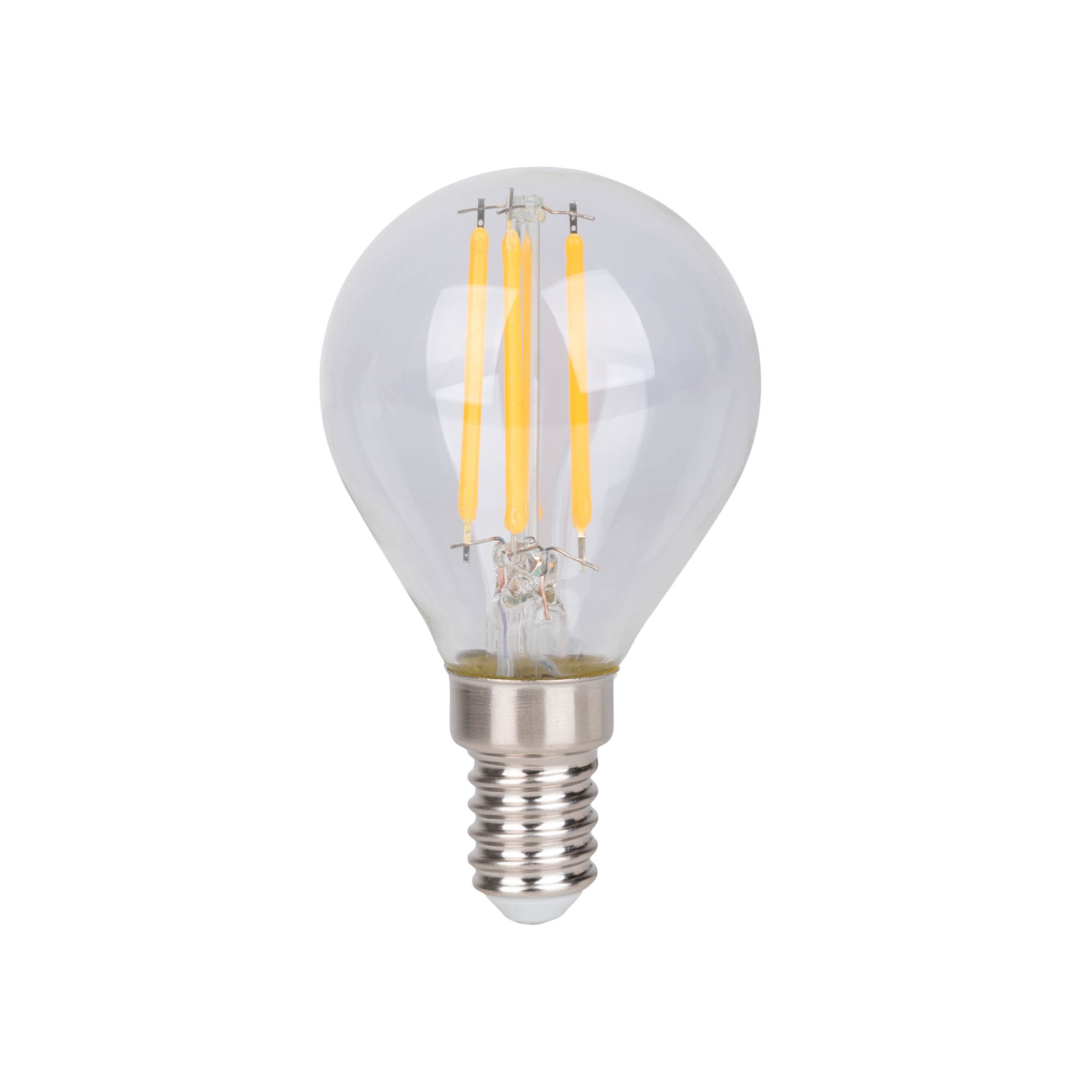 näve LED-Leuchtmittel Daffy, E14, 6 St., Warmweiß, 6er Set, LED in warmweiß, E14, dimmbar, Farbe klar, D: 4,5cm, H: 8cm