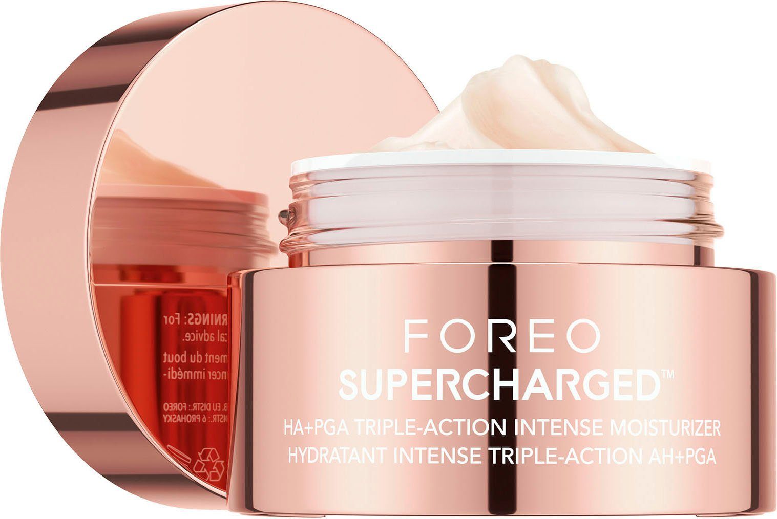 FOREO Feuchtigkeitscreme SUPERCHARGED™ HA+PGA TRIPLE-ACTION INTENSE MOISTURIZER